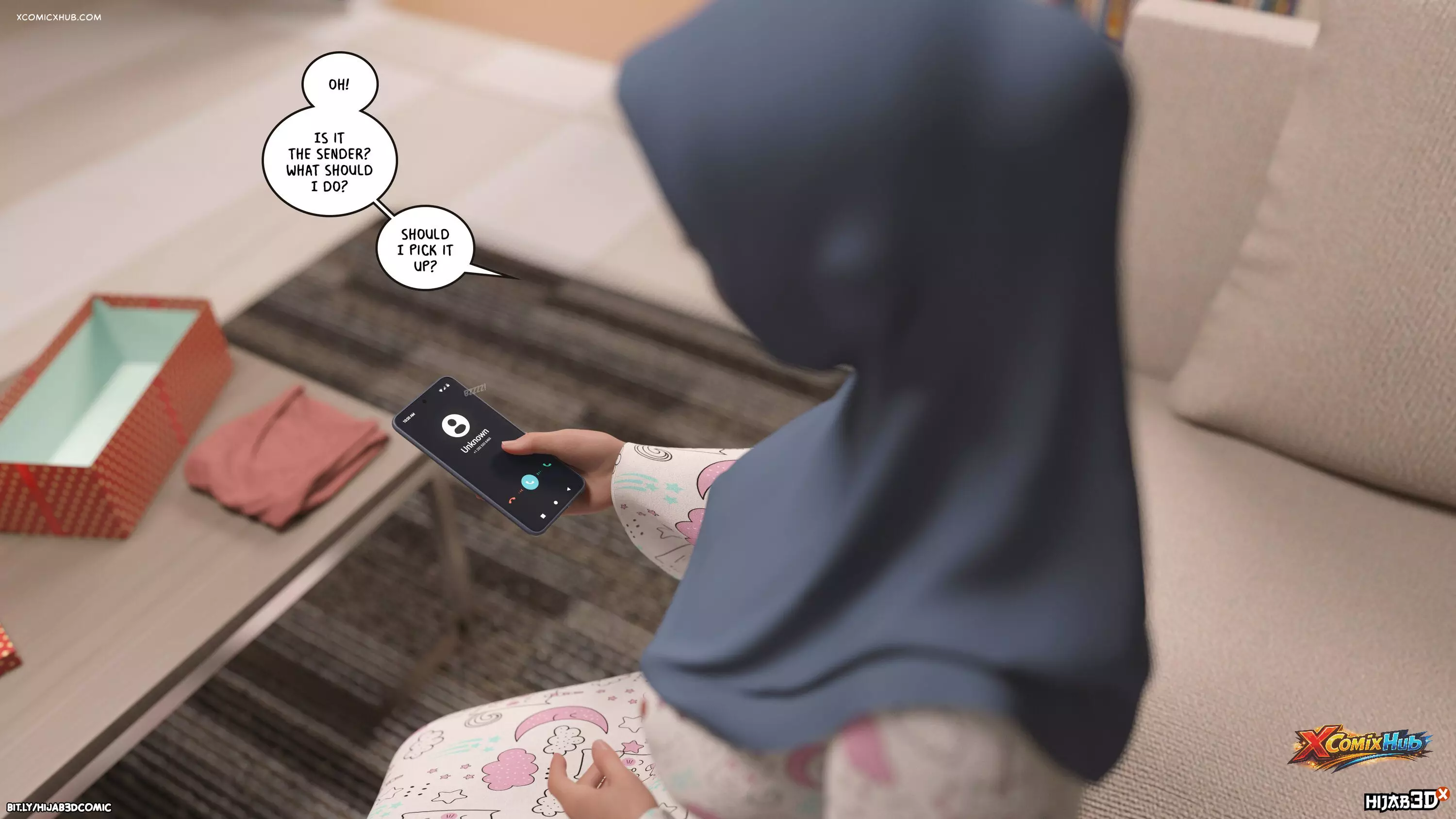 10 Am Chapter 3 Hijab 3dx Losekorntrol 046 Page 46 10 Am Chapter 3 Hijab 3dx Losekorntrol 046 Comic Page 46