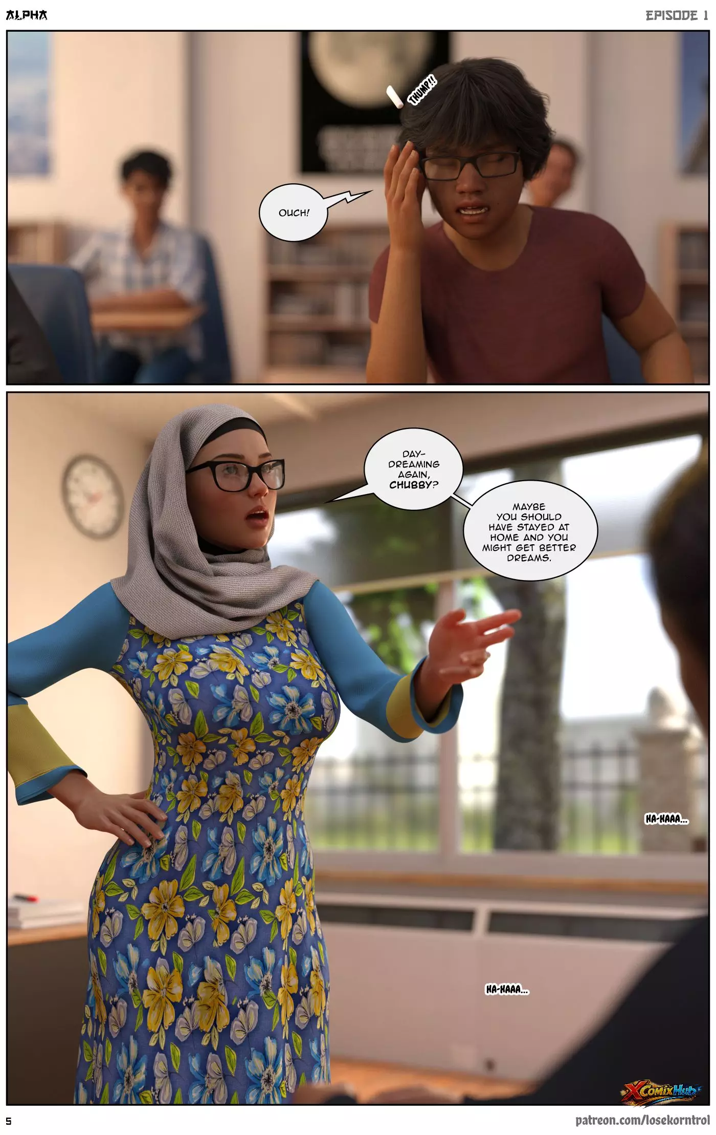 Alpha Chapter 1 Hijab 3dx Losekorntrol 005 Page 5 Alpha Chapter 1 Hijab 3dx Losekorntrol 005 Comic Page 5