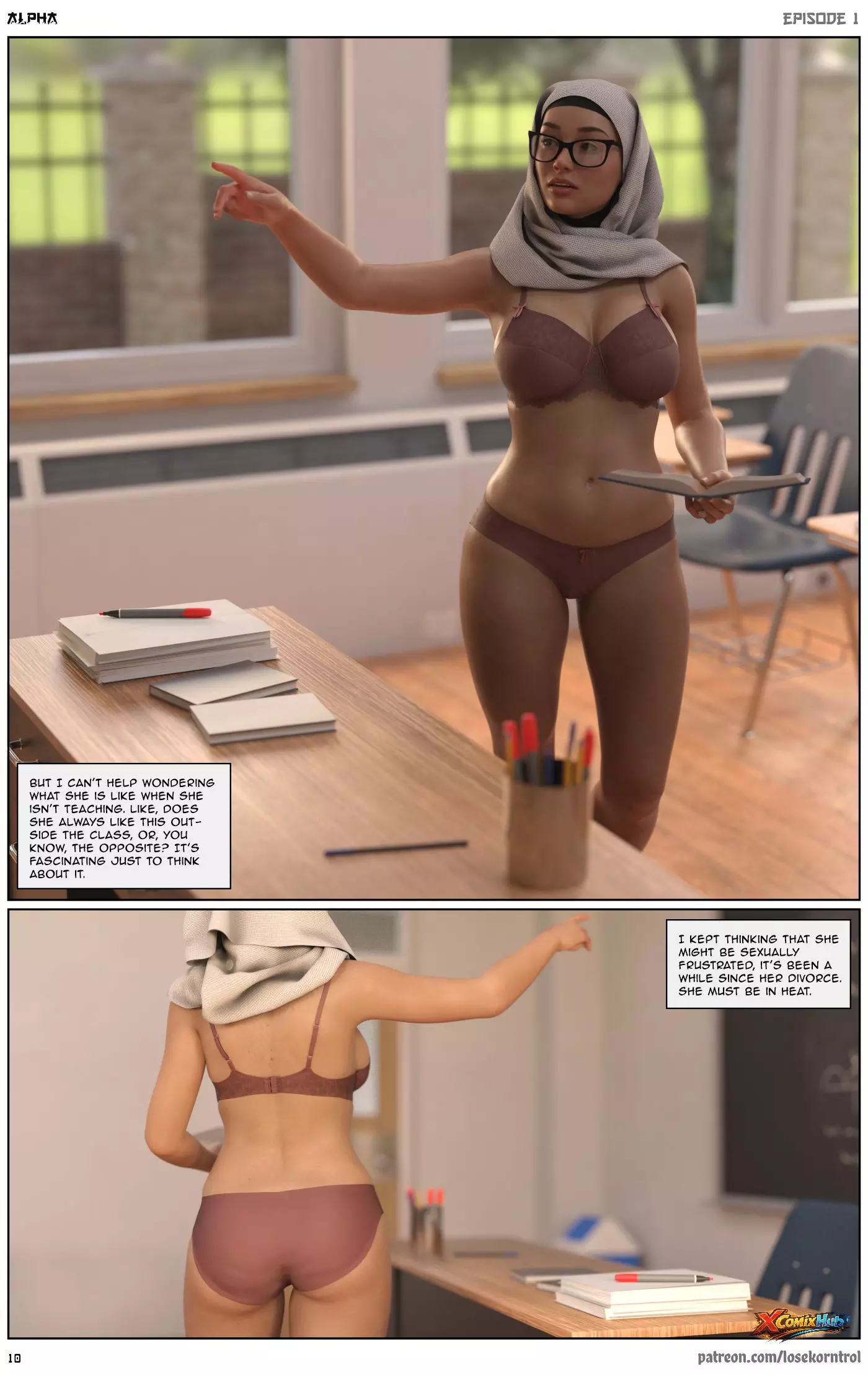 Alpha Chapter 1 Hijab 3dx Losekorntrol 010 Page 10 Alpha Chapter 1 Hijab 3dx Losekorntrol 010 Comic Page 10