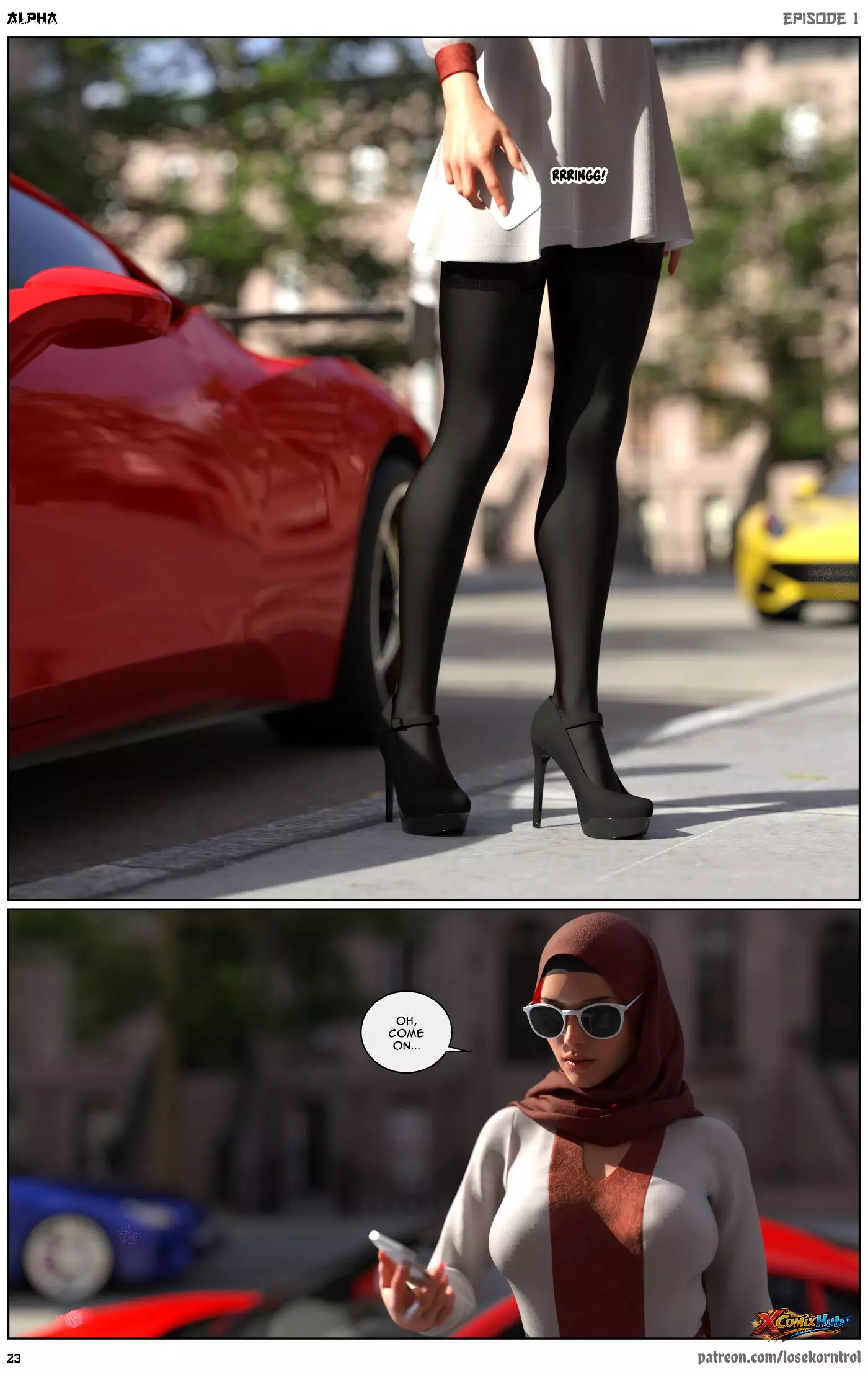 Alpha Chapter 1 Hijab 3dx Losekorntrol 023 Page 23 Alpha Chapter 1 Hijab 3dx Losekorntrol 023 Comic Page 23