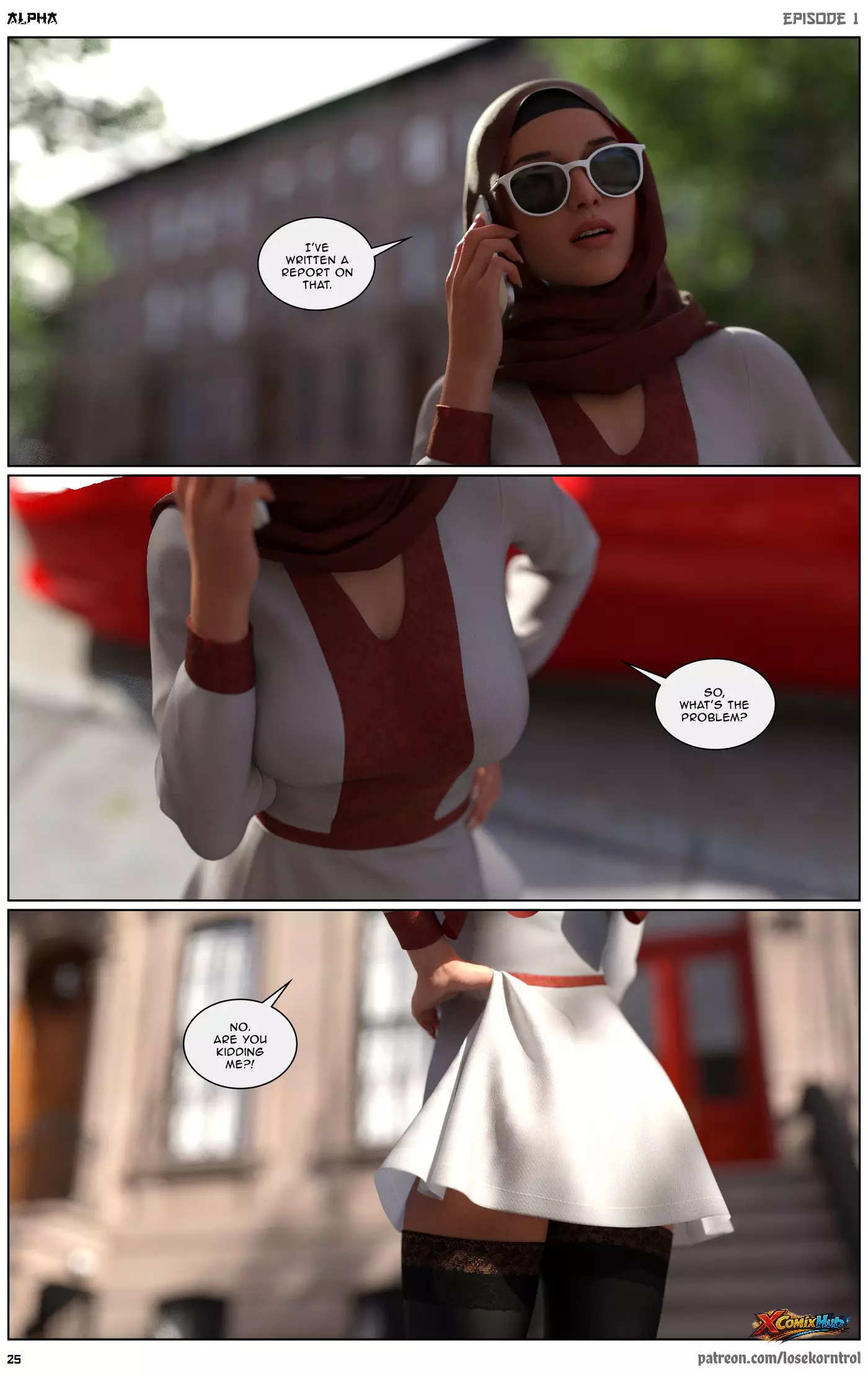 Alpha Chapter 1 Hijab 3dx Losekorntrol 025 Page 25 Alpha Chapter 1 Hijab 3dx Losekorntrol 025 Comic Page 25