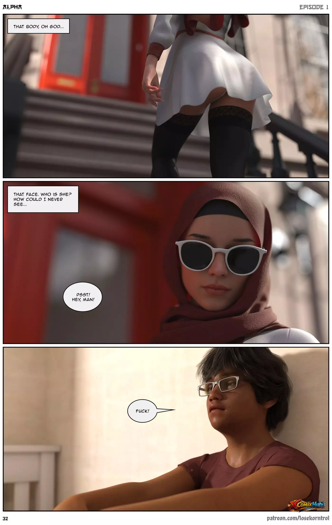 Alpha Chapter 1 Hijab 3dx Losekorntrol 032 Page 32 Alpha Chapter 1 Hijab 3dx Losekorntrol 032 Comic Page 32