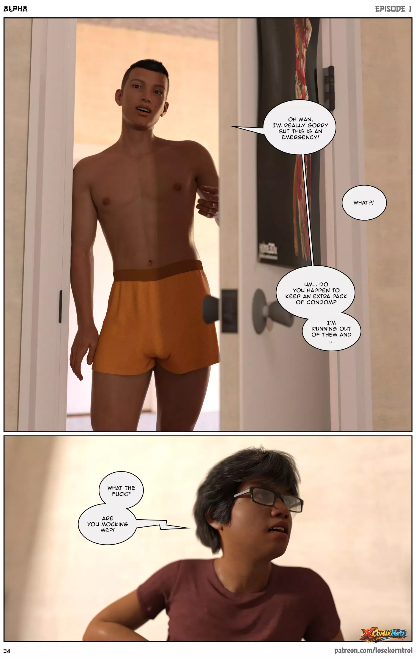 Alpha Chapter 1 Hijab 3dx Losekorntrol 034 Page 34 Alpha Chapter 1 Hijab 3dx Losekorntrol 034 Comic Page 34