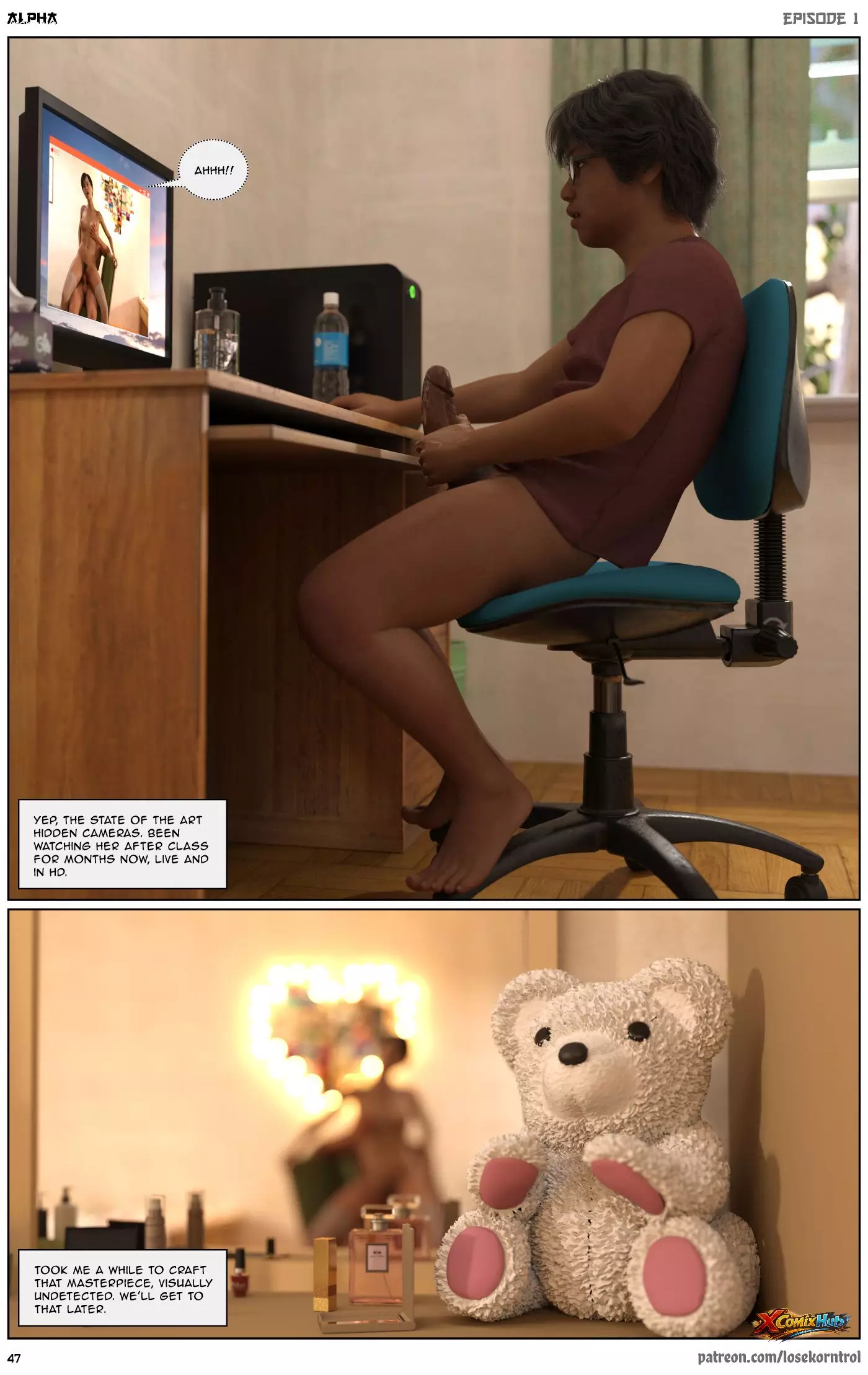 Alpha Chapter 1 Hijab 3dx Losekorntrol 047 Page 47 Alpha Chapter 1 Hijab 3dx Losekorntrol 047 Comic Page 47