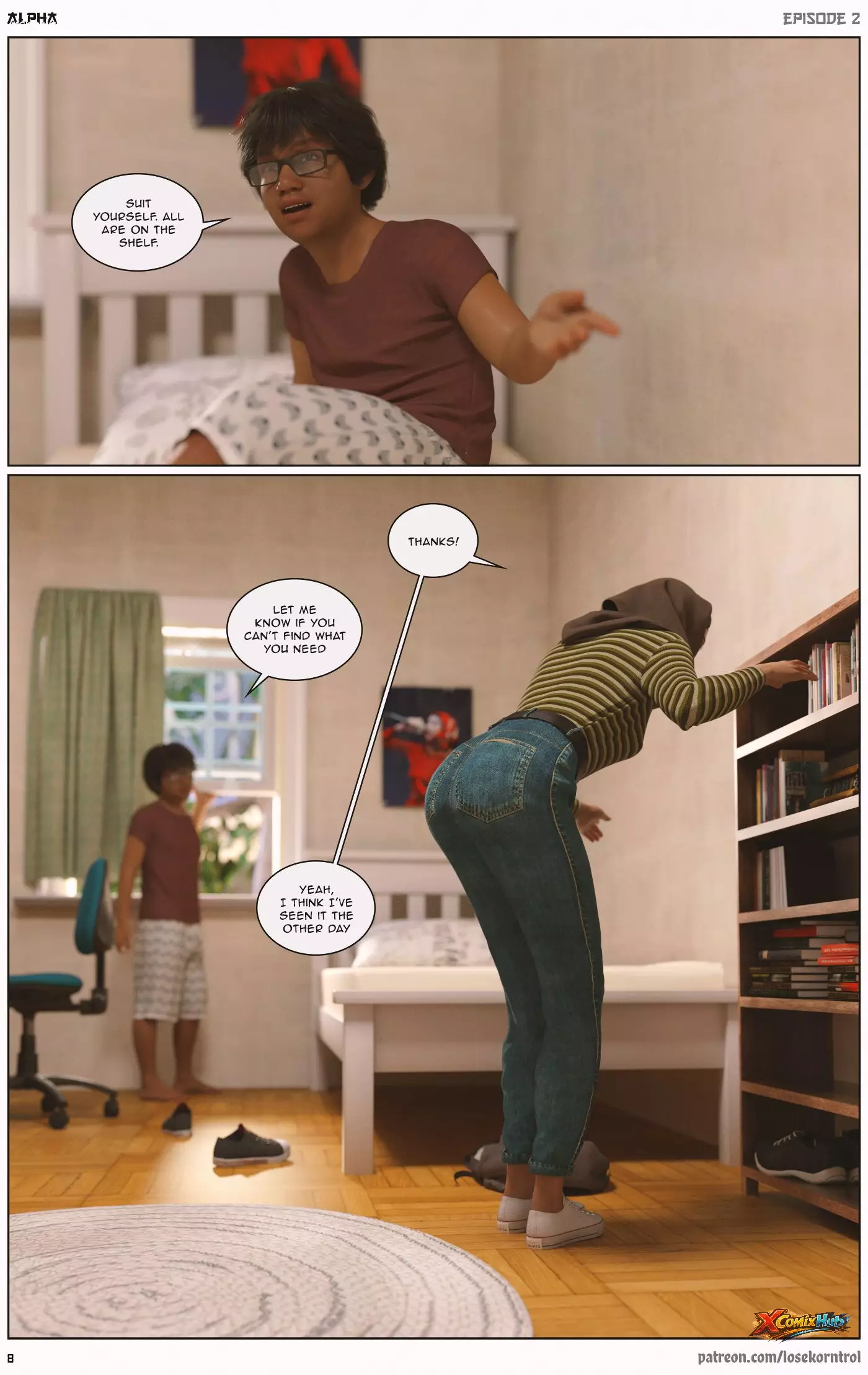 Alpha Chapter 2 Hijab 3dx Losekorntrol 009 Page 9 Alpha Chapter 2 Hijab 3dx Losekorntrol 009 Comic Page 9