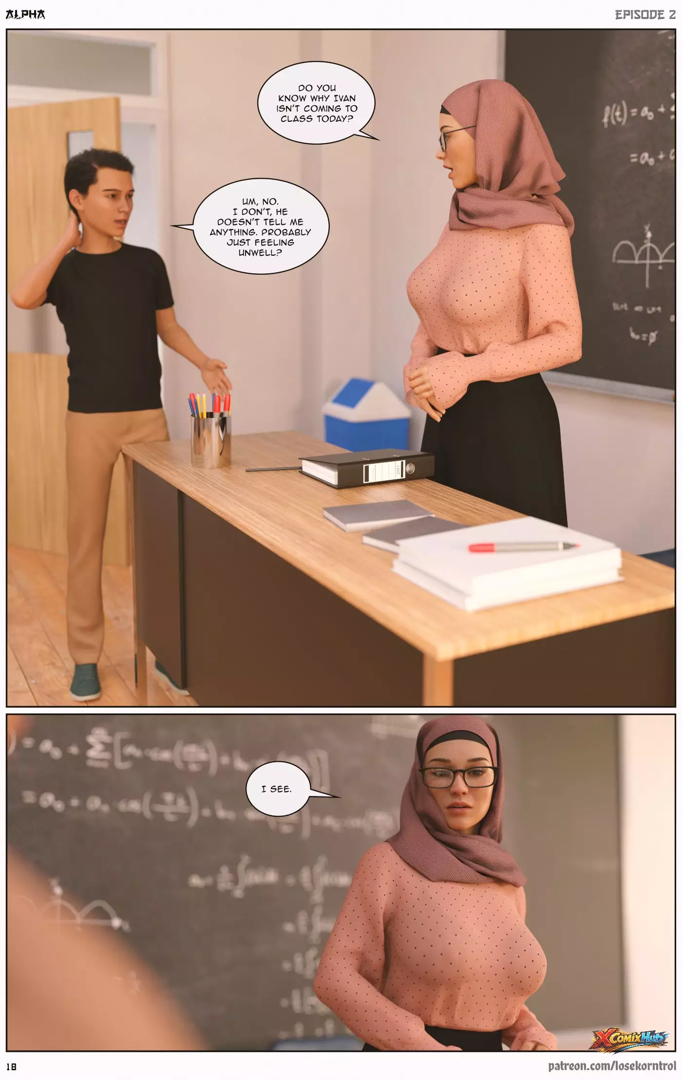 Alpha Chapter 2 Hijab 3dx Losekorntrol 019 Page 19 Alpha Chapter 2 Hijab 3dx Losekorntrol 019 Comic Page 19