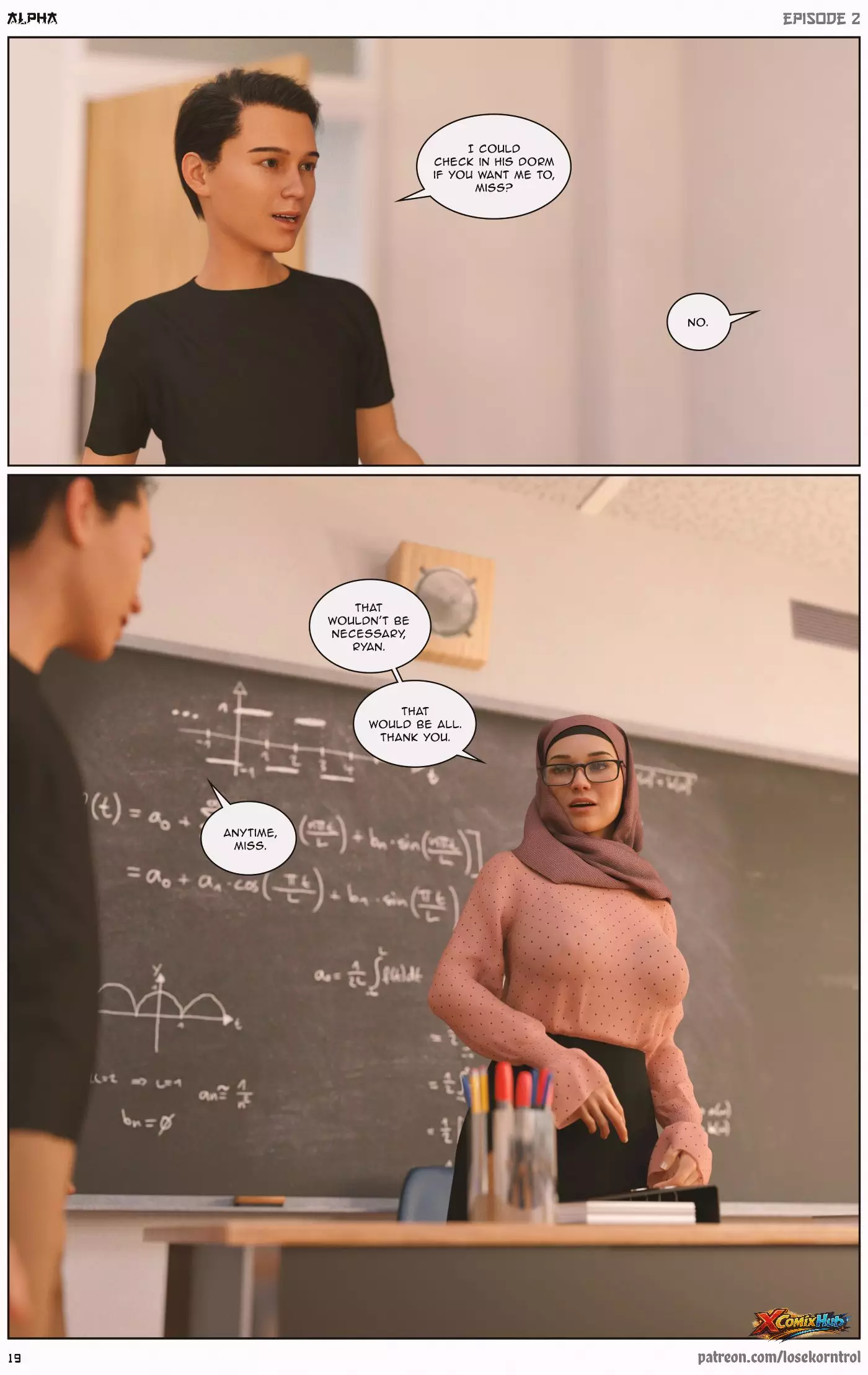 Alpha Chapter 2 Hijab 3dx Losekorntrol 020 Page 20 Alpha Chapter 2 Hijab 3dx Losekorntrol 020 Comic Page 20