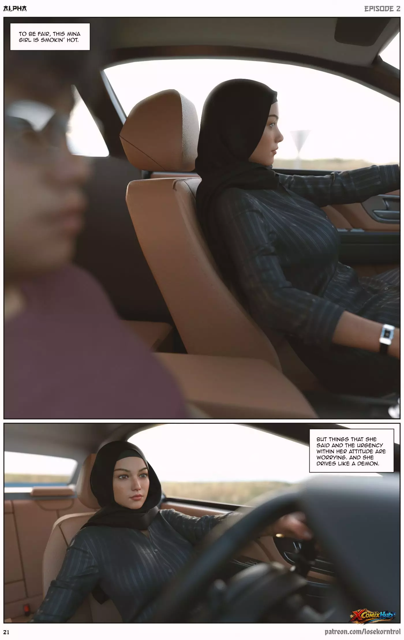 Alpha Chapter 2 Hijab 3dx Losekorntrol 022 Page 22 Alpha Chapter 2 Hijab 3dx Losekorntrol 022 Comic Page 22