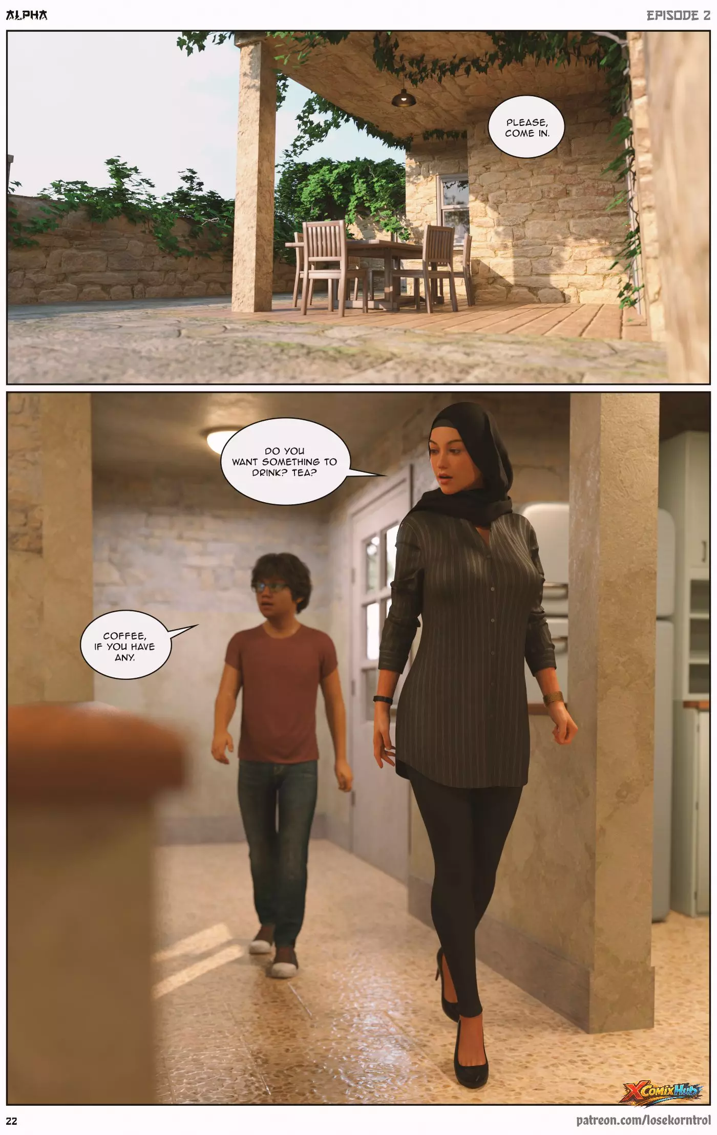 Alpha Chapter 2 Hijab 3dx Losekorntrol 023 Page 23 Alpha Chapter 2 Hijab 3dx Losekorntrol 023 Comic Page 23