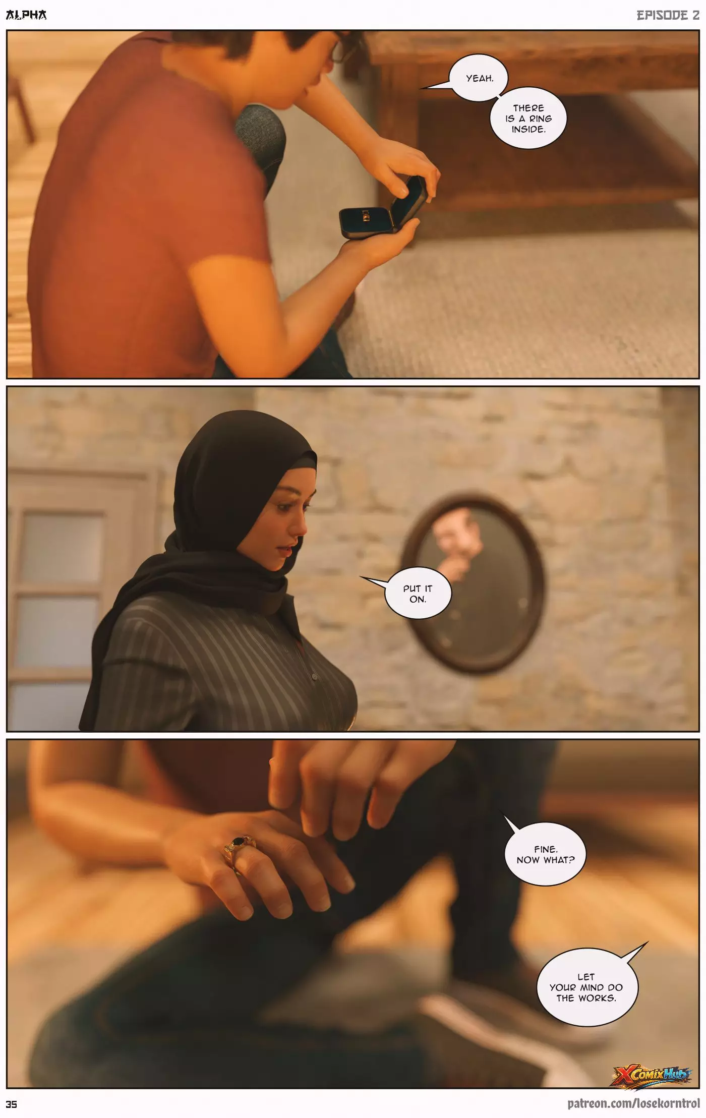 Alpha Chapter 2 Hijab 3dx Losekorntrol 036 Page 36 Alpha Chapter 2 Hijab 3dx Losekorntrol 036 Comic Page 36