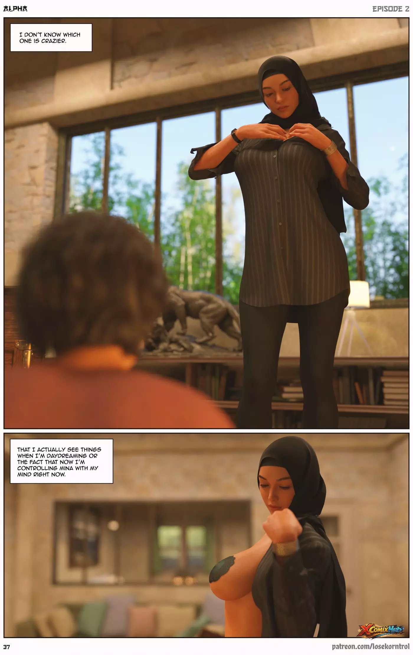 Alpha Chapter 2 Hijab 3dx Losekorntrol 038 Page 38 Alpha Chapter 2 Hijab 3dx Losekorntrol 038 Comic Page 38