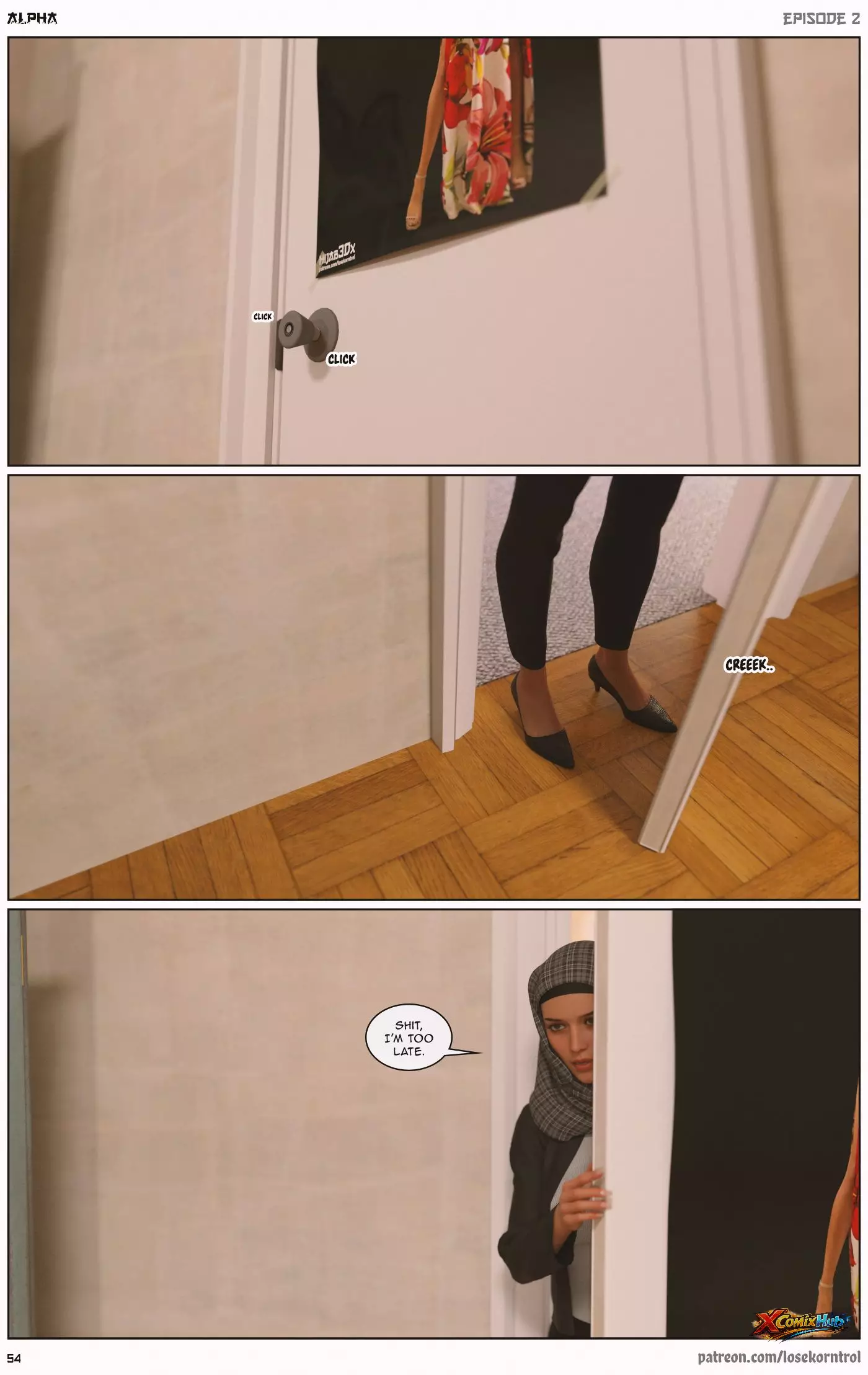 Alpha Chapter 2 Hijab 3dx Losekorntrol 055 Page 55 Alpha Chapter 2 Hijab 3dx Losekorntrol 055 Comic Page 55