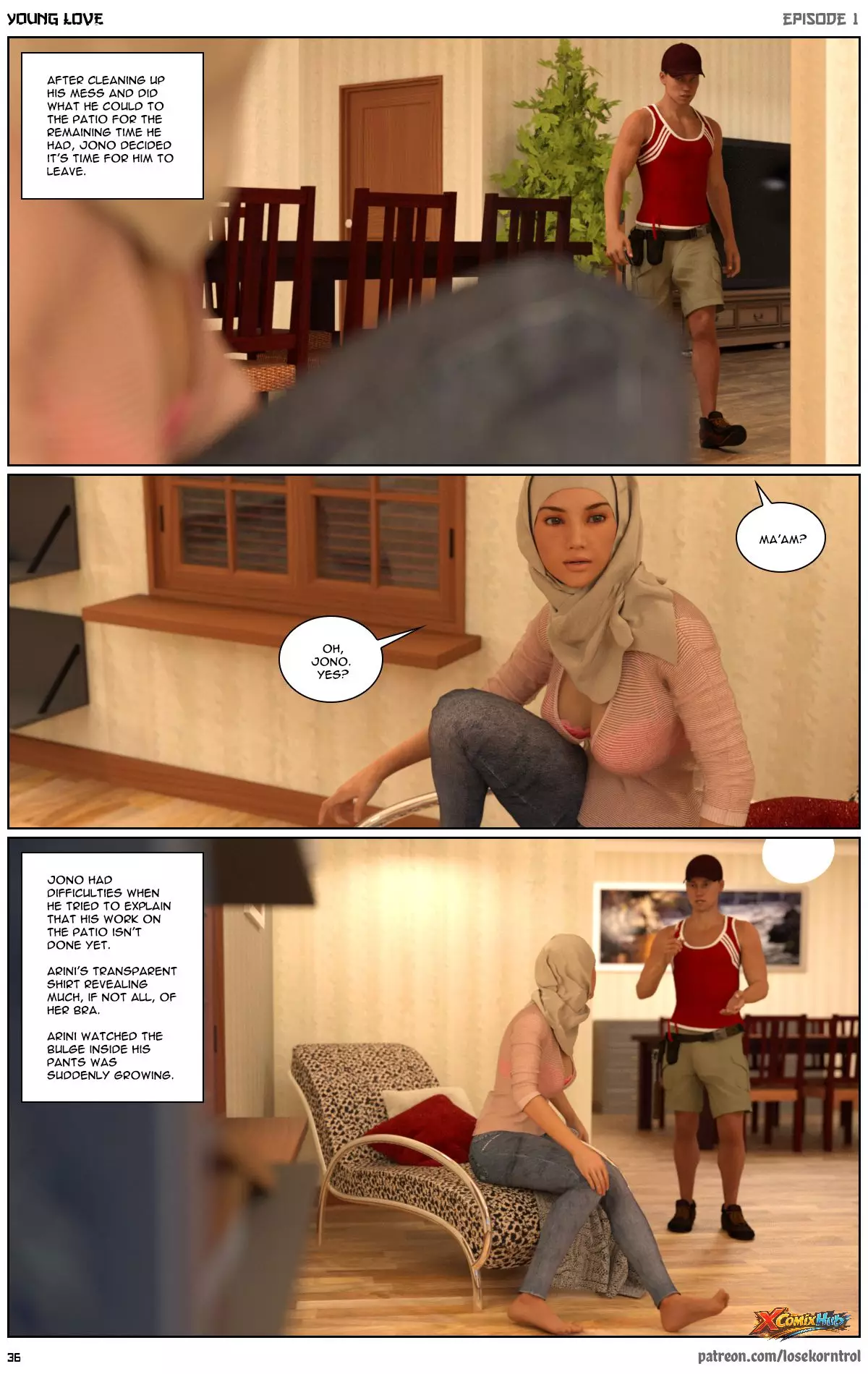 Young Love Chapter 1 Losekorntrol 036 Page 36 Young Love Chapter 1 Losekorntrol 036 Comic Page 36