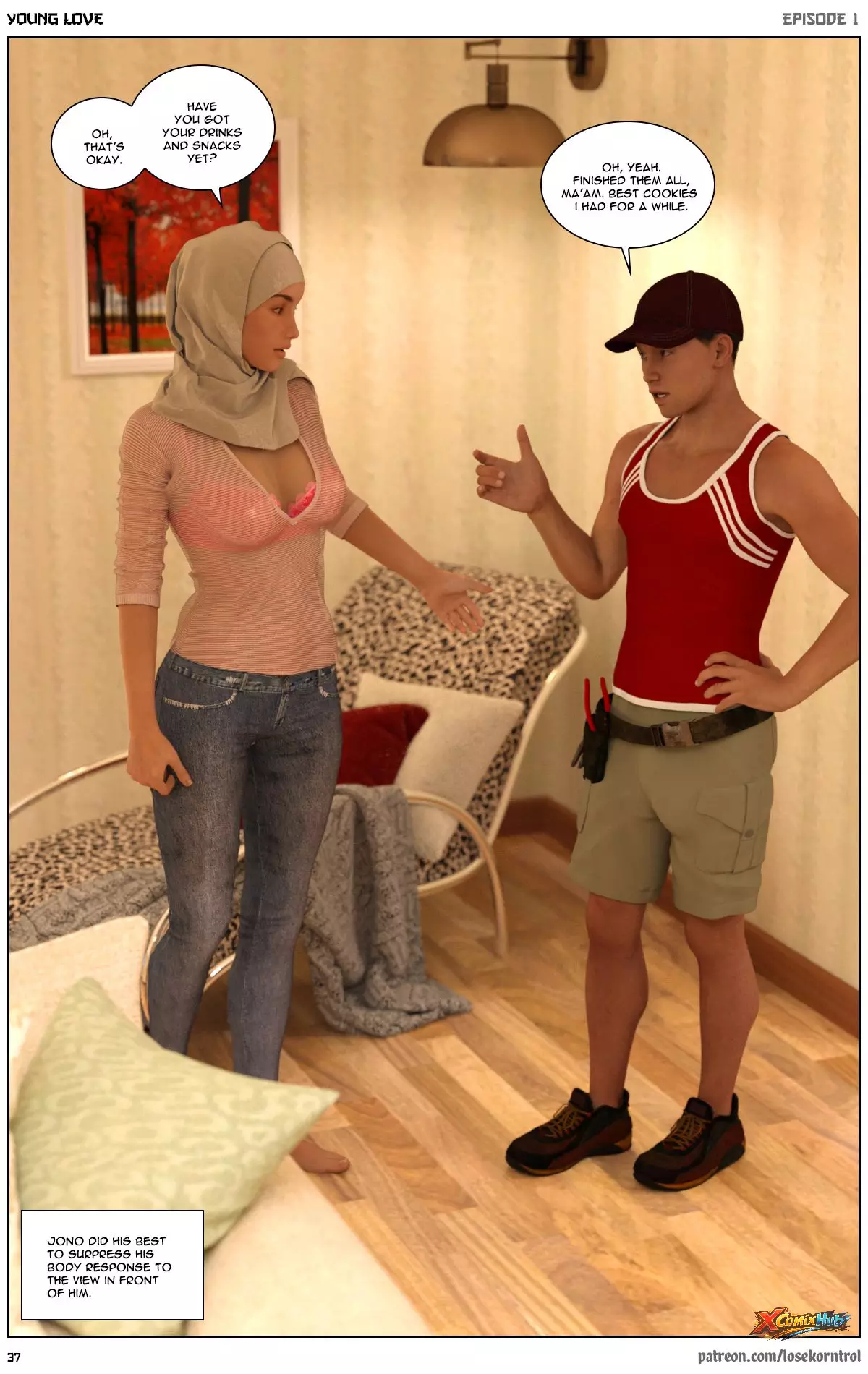 Young Love Chapter 1 Losekorntrol 037 Page 37 Young Love Chapter 1 Losekorntrol 037 Comic Page 37