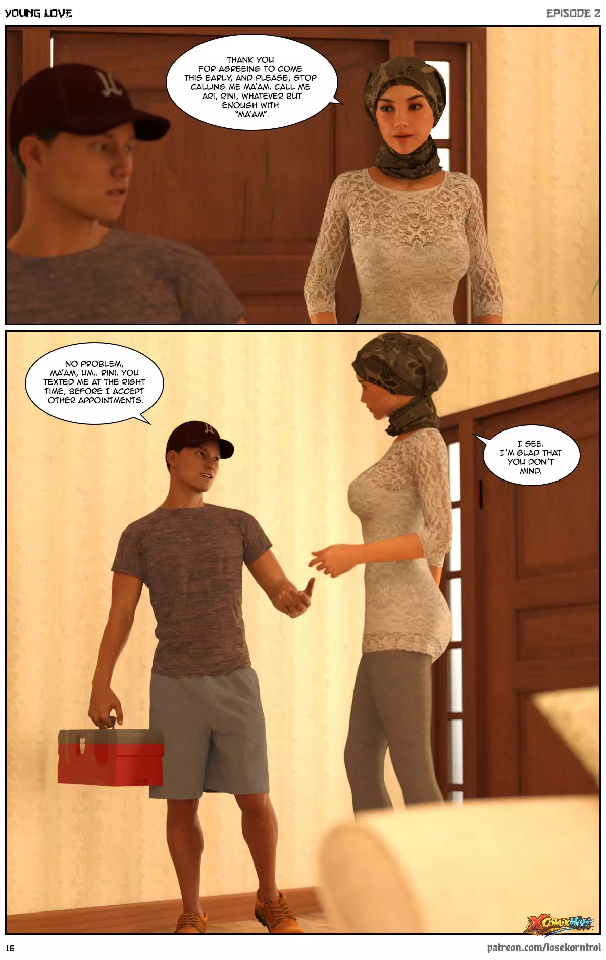 Young Love Chapter 2 Losekorntrol 016 Page 16 Young Love Chapter 2 Losekorntrol 016 Comic Page 16