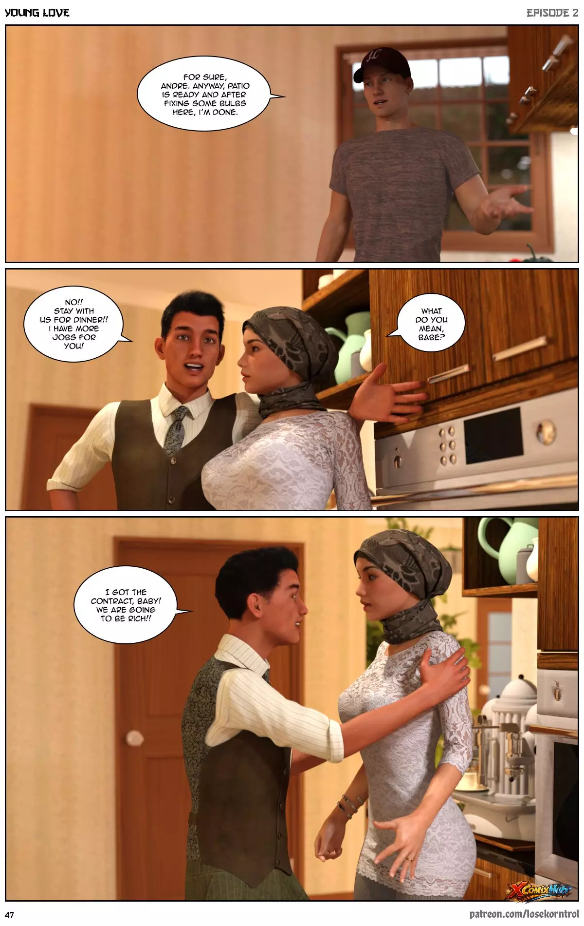 Young Love Chapter 2 Losekorntrol 047 Page 47 Young Love Chapter 2 Losekorntrol 047 Comic Page 47