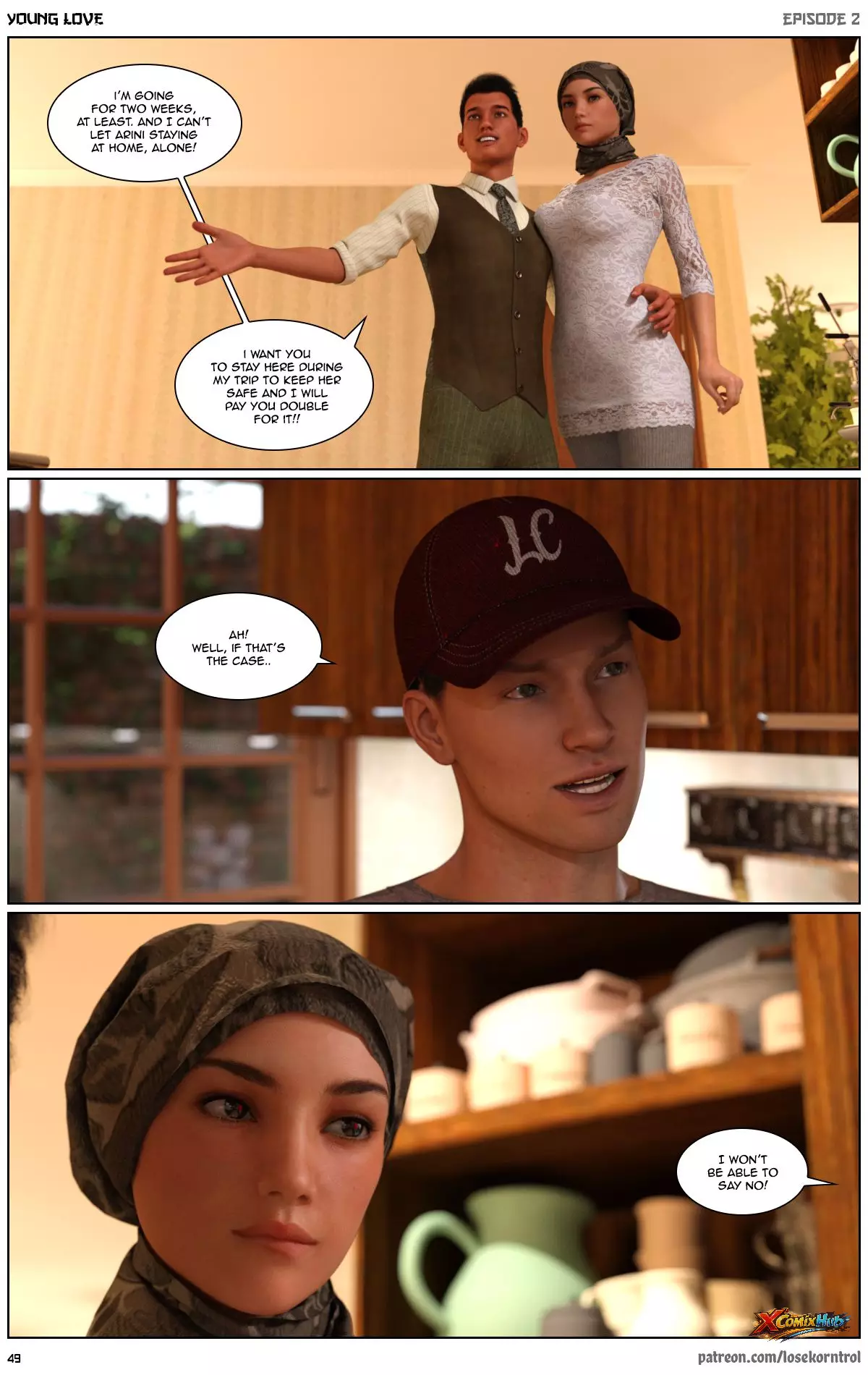 Young Love Chapter 2 Losekorntrol 049 Page 49 Young Love Chapter 2 Losekorntrol 049 Comic Page 49