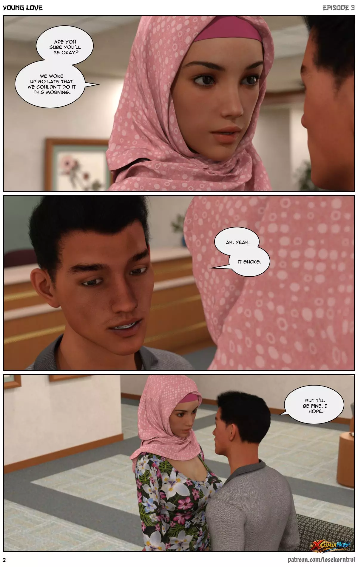 Young Love Chapter 3 Losekorntrol 002 Comic Page 2