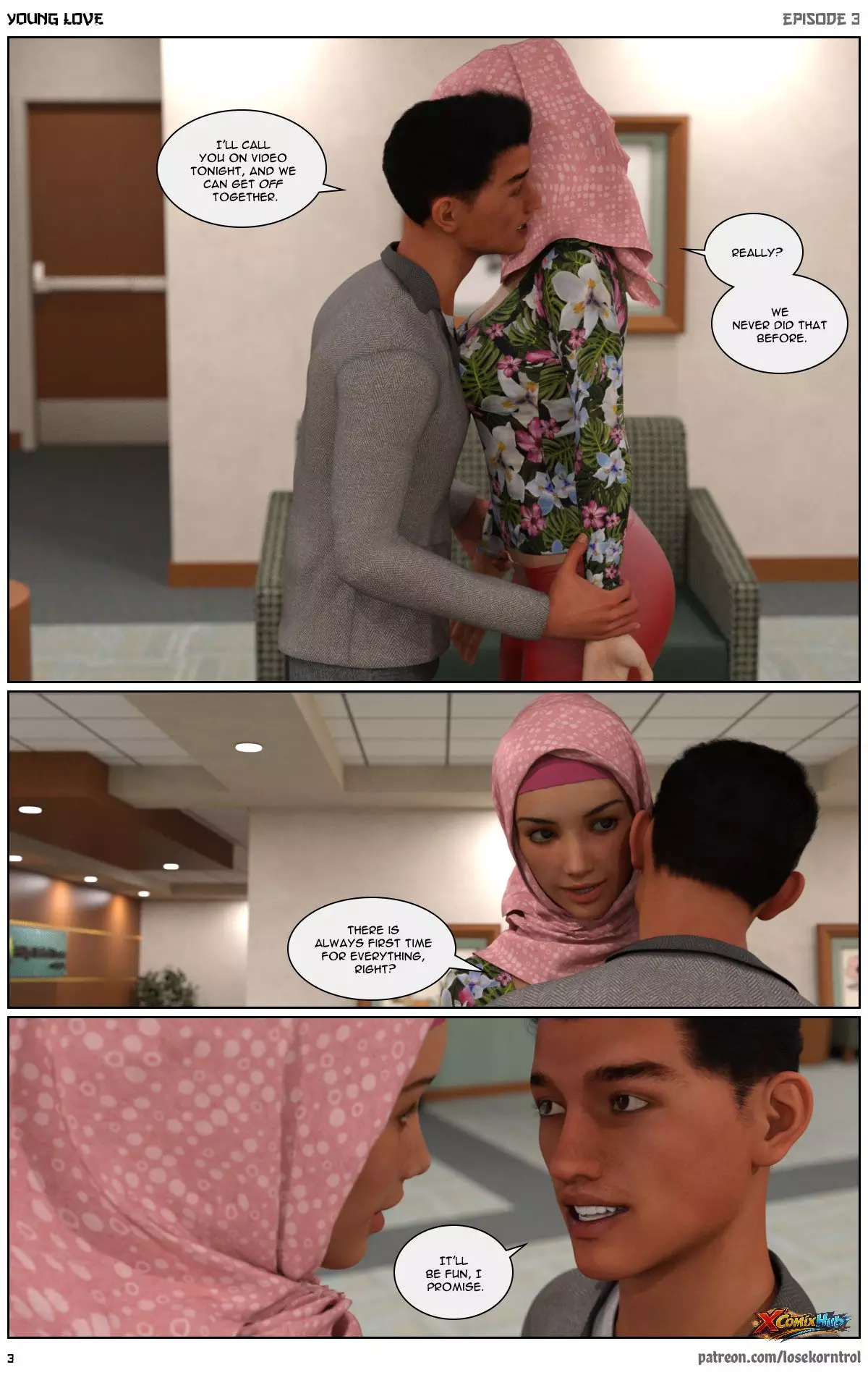 Young Love Chapter 3 Losekorntrol 003 Comic Page 3