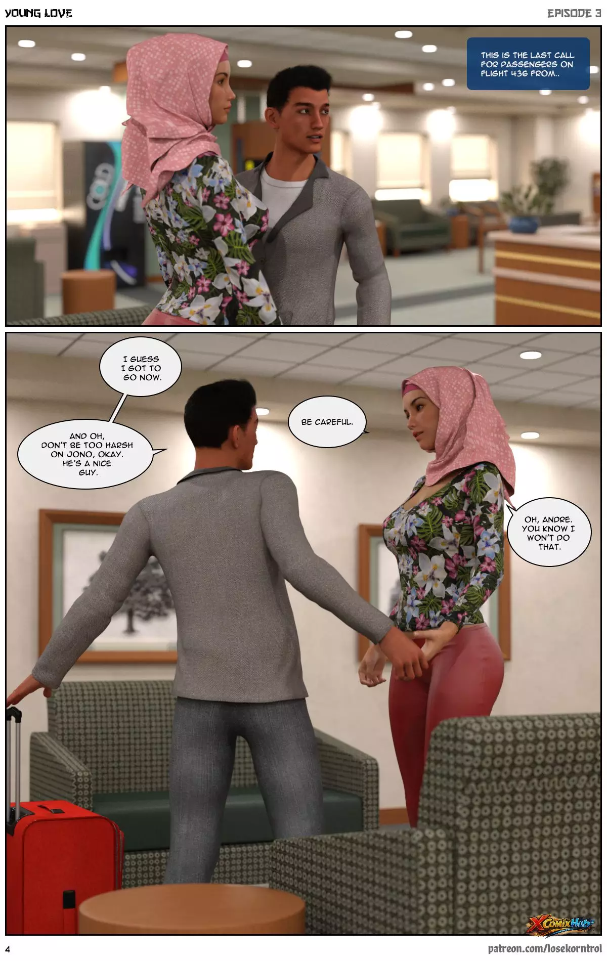 Young Love Chapter 3 Losekorntrol 004 Comic Page 4