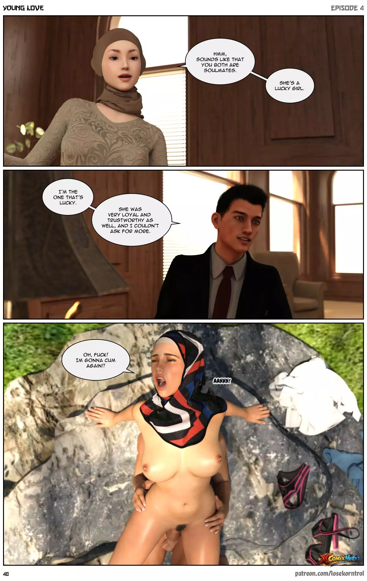 Young Love Chapter 4 Losekorntrol 041 Comic Page 41