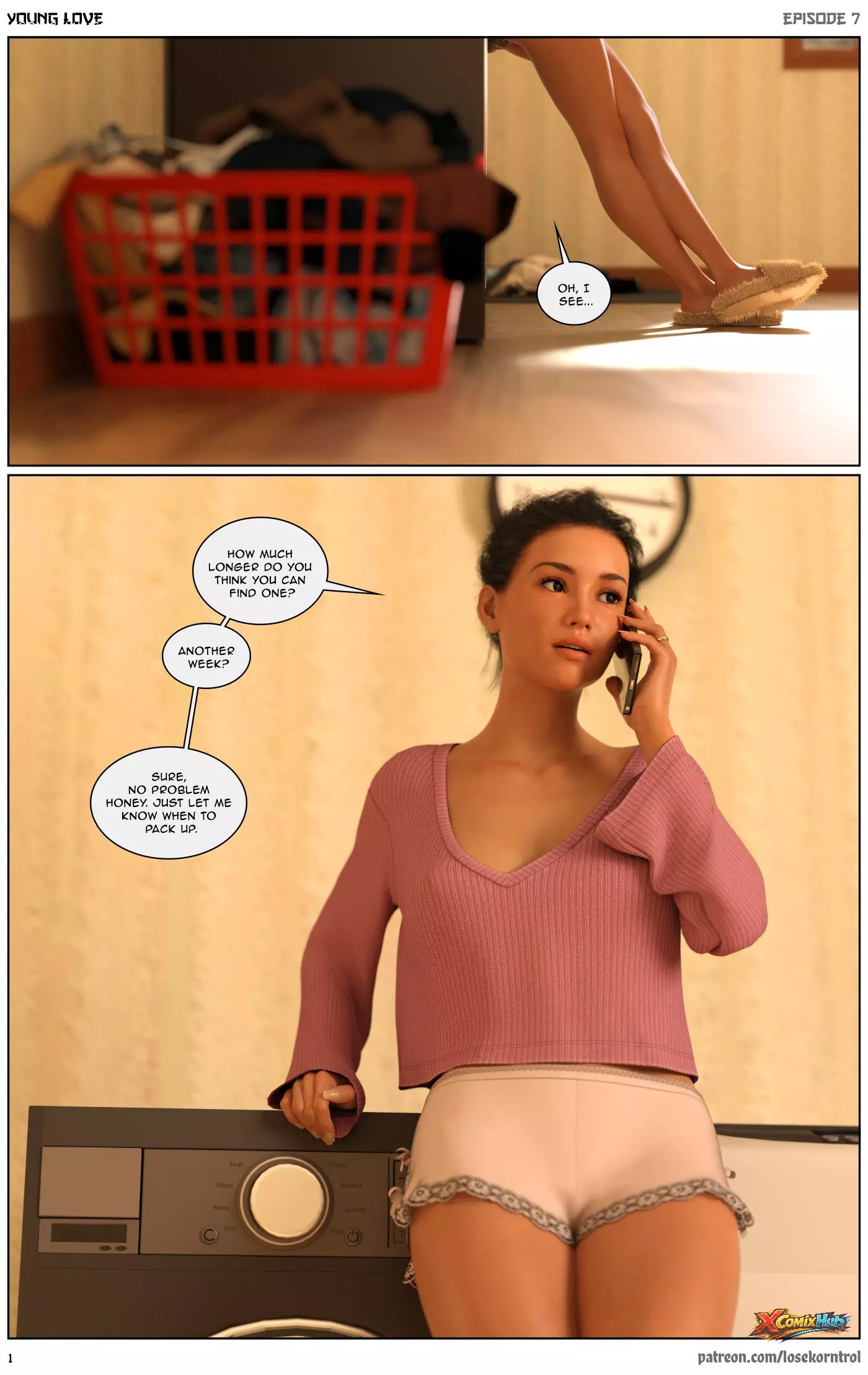 Young Love Chapter 7 Losekorntrol 001 Comic Page 1