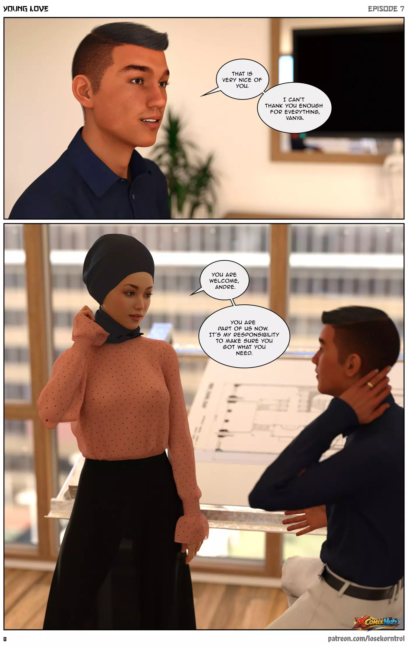 Young Love Chapter 7 Losekorntrol 008 Comic Page 8
