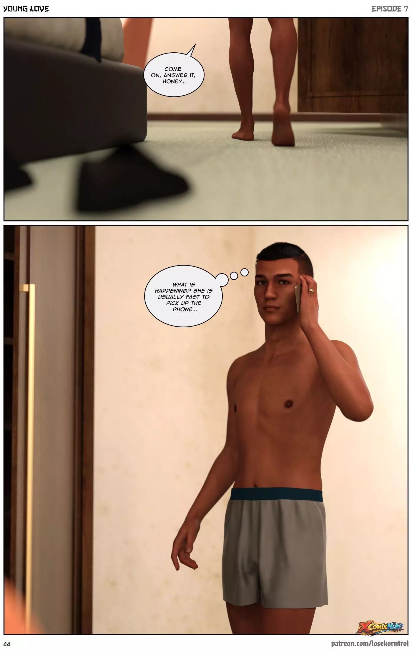 Young Love Chapter 7 Losekorntrol 044 Comic Page 44