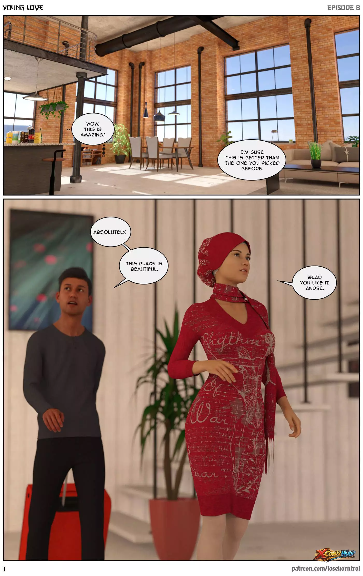 Young Love Chapter 8 Losekorntrol 002 Comic Page 2
