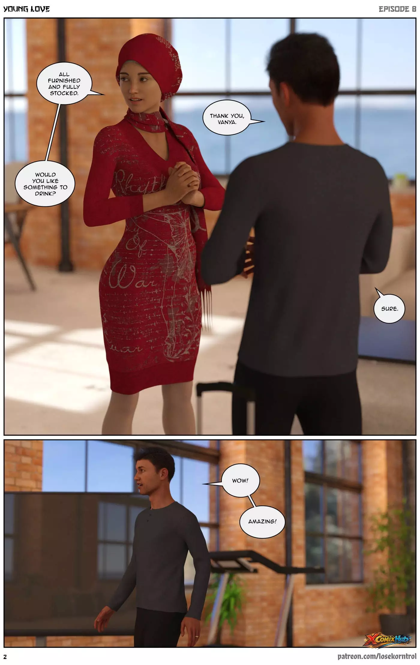 Young Love Chapter 8 Losekorntrol 003 Comic Page 3