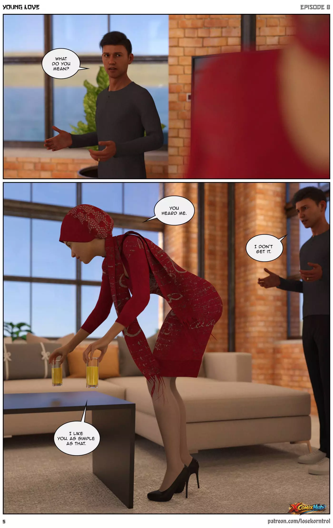 Young Love Chapter 8 Losekorntrol 007 Comic Page 7
