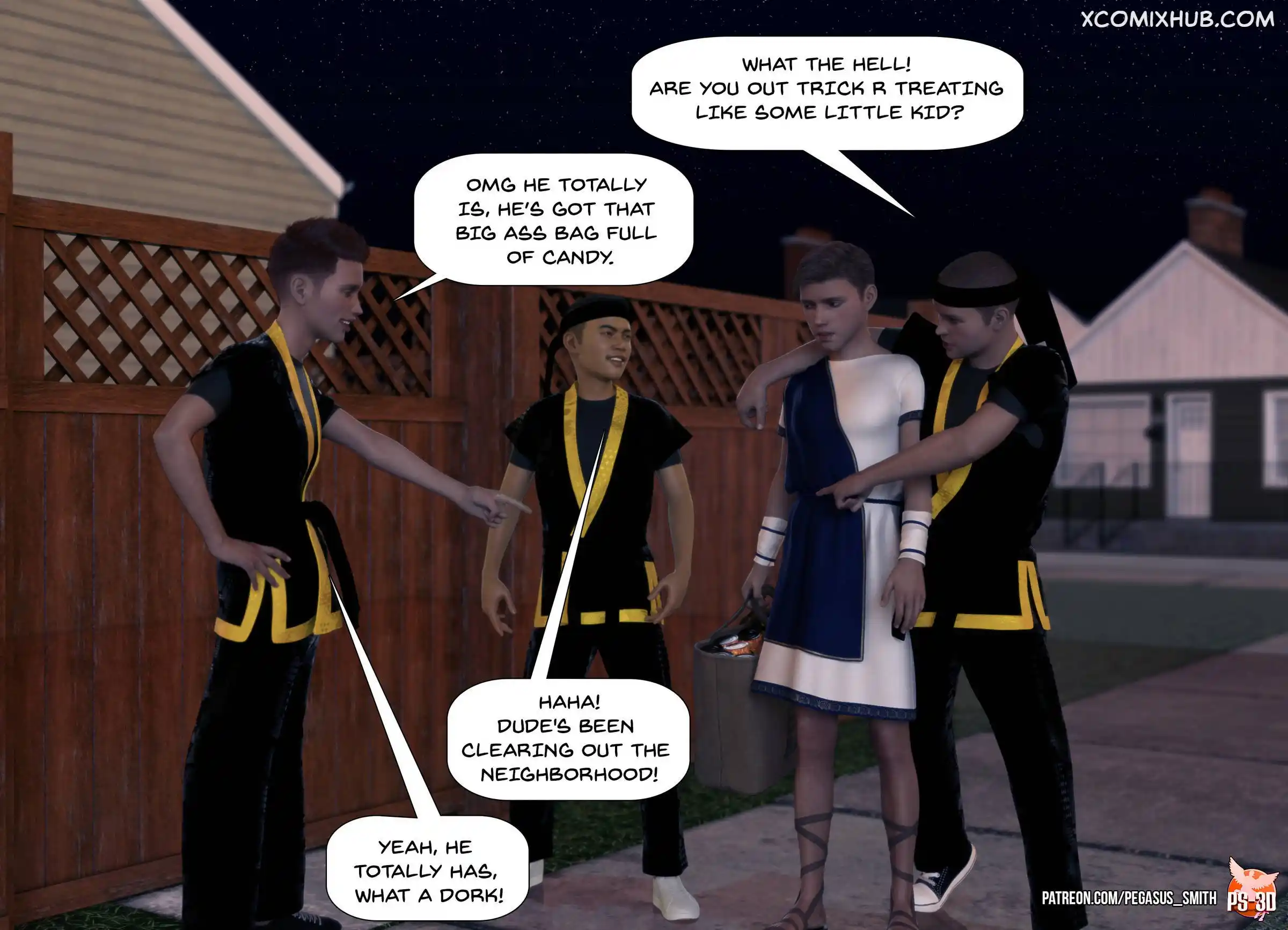 Trick Or Treat Chapter 1 Part 1 Pegasus Smith 009 Page 9 Trick Or Treat Chapter 1 Part 1 Pegasus Smith 009 Comic Page 9