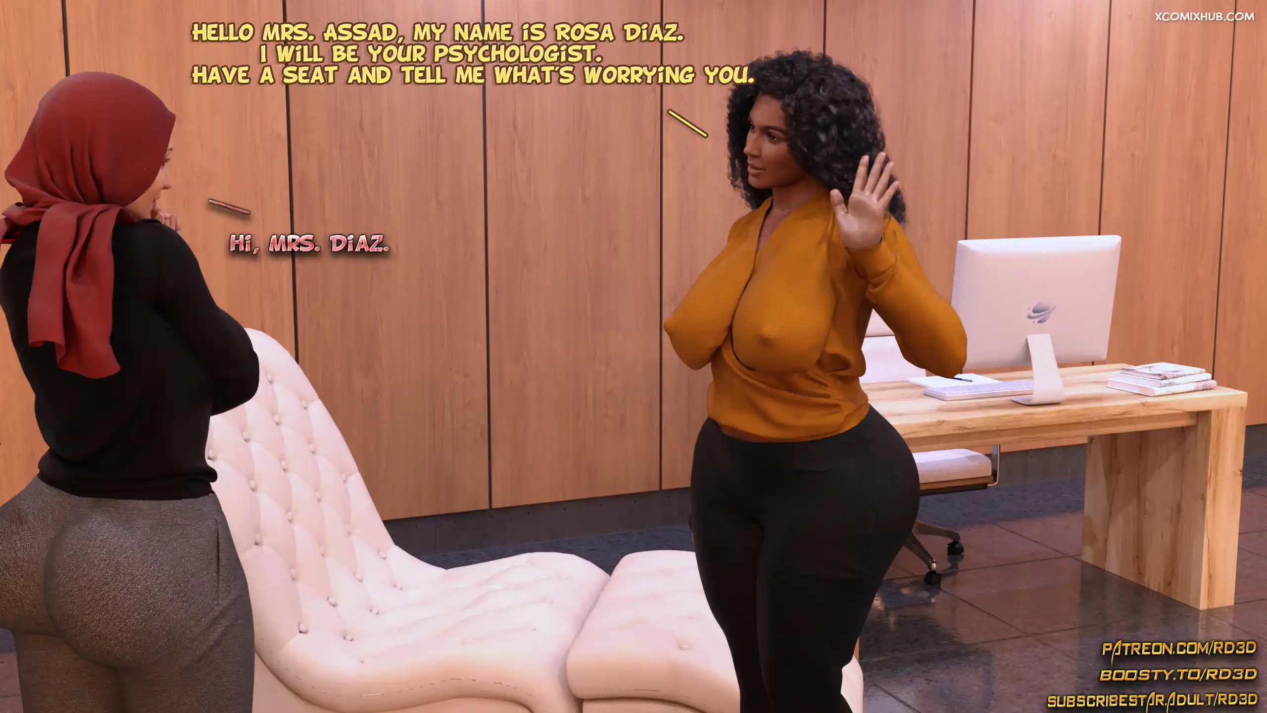 Hijab Amateures Analyze This Realdeal3d 002 Comic Page 2