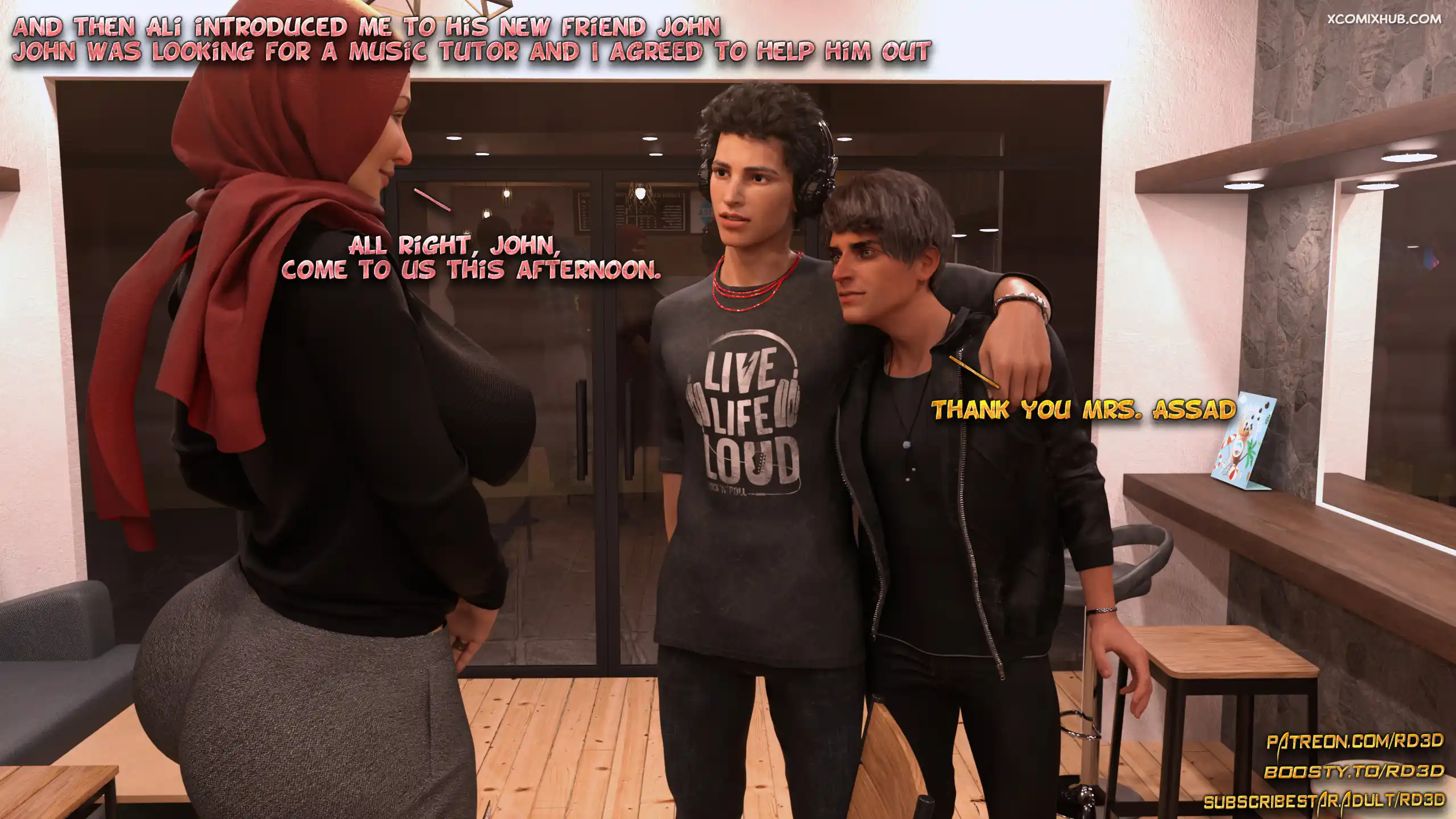 Hijab Amateures Analyze This Realdeal3d 007 Comic Page 7