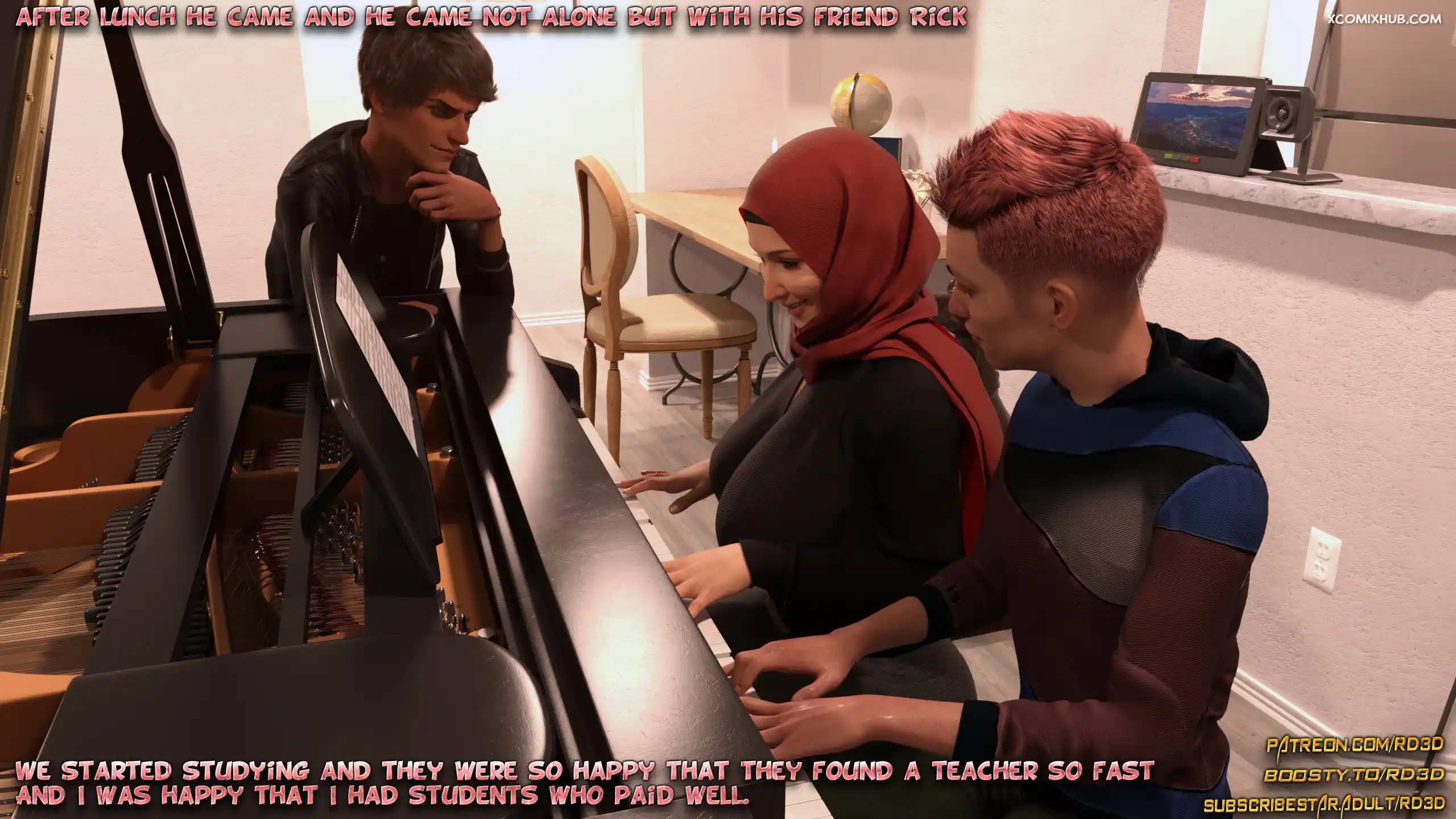Hijab Amateures Analyze This Realdeal3d 008 Comic Page 8