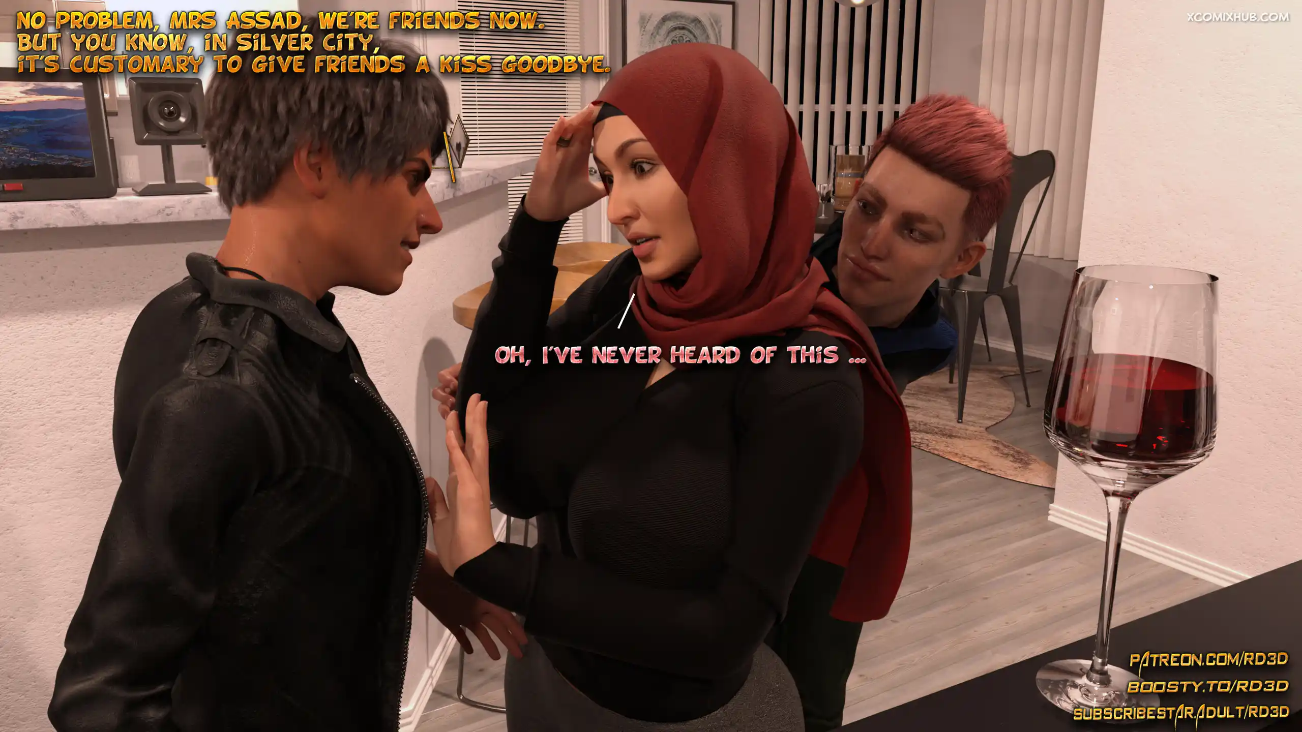 Hijab Amateures Analyze This Realdeal3d 011 Comic Page 11