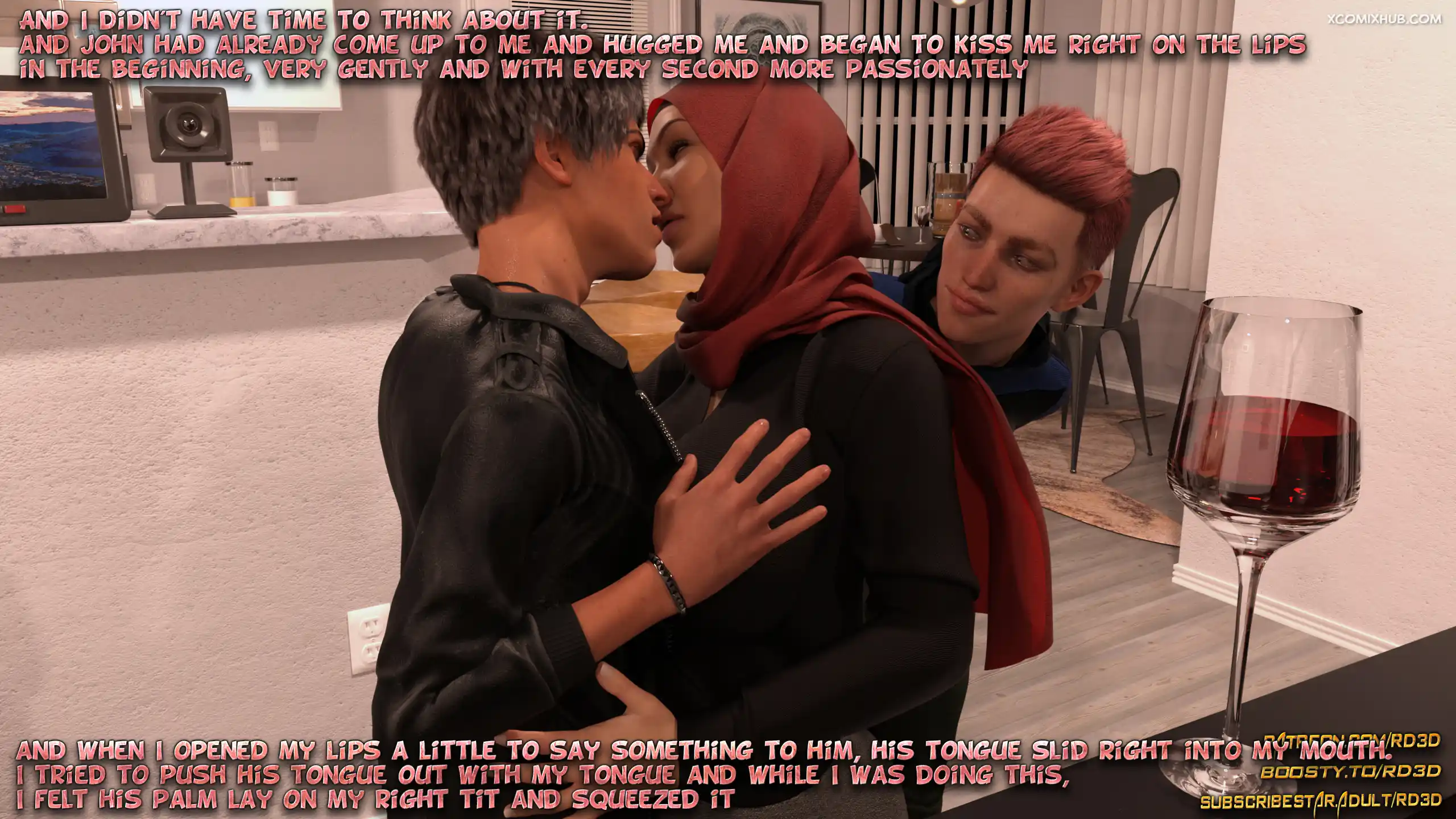 Hijab Amateures Analyze This Realdeal3d 012 Comic Page 12