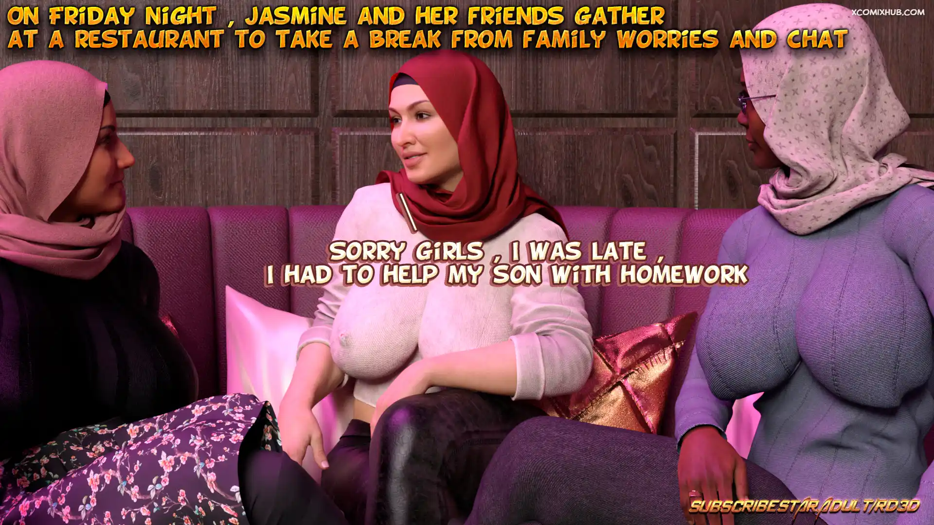 Hijab Amateures Chapter 6 Realdeal3d 002 Page 2 Hijab Amateures Chapter 6 Realdeal3d 002 Comic Page 2