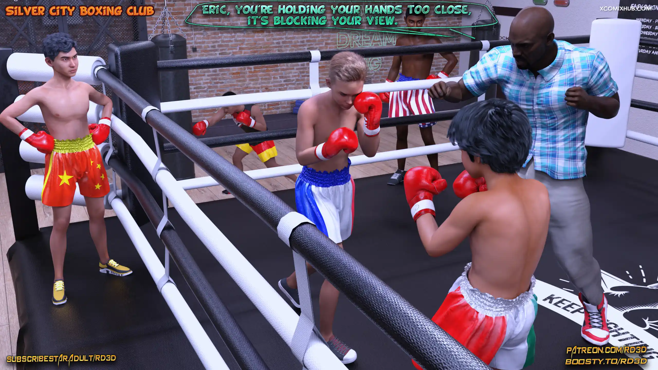 Hijab Amateures Fight Club Realdeal3d 002 Comic Page 2