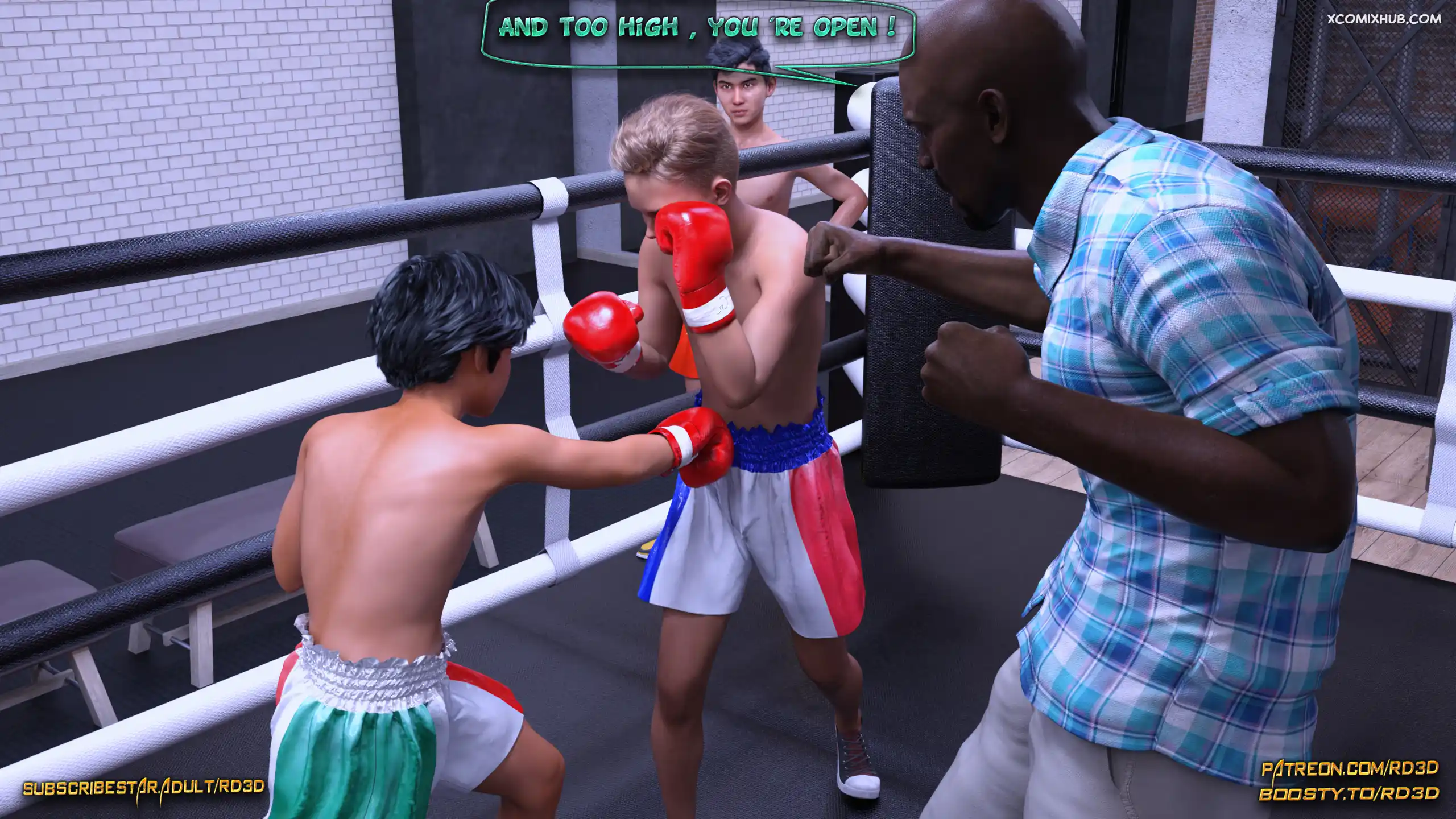 Hijab Amateures Fight Club Realdeal3d 003 Comic Page 3