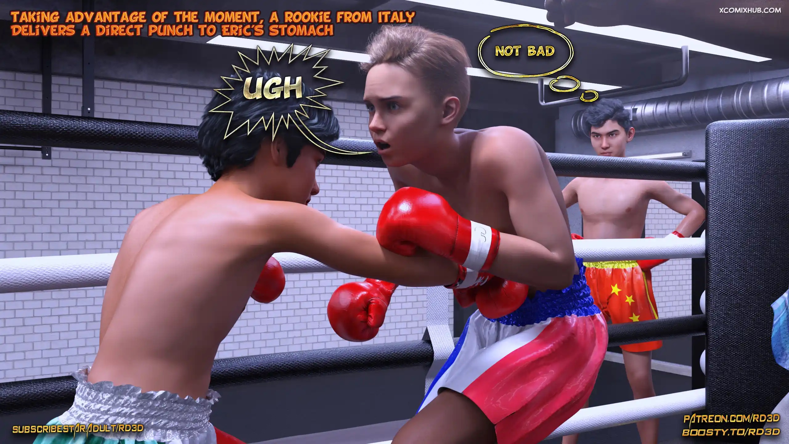 Hijab Amateures Fight Club Realdeal3d 004 Comic Page 4