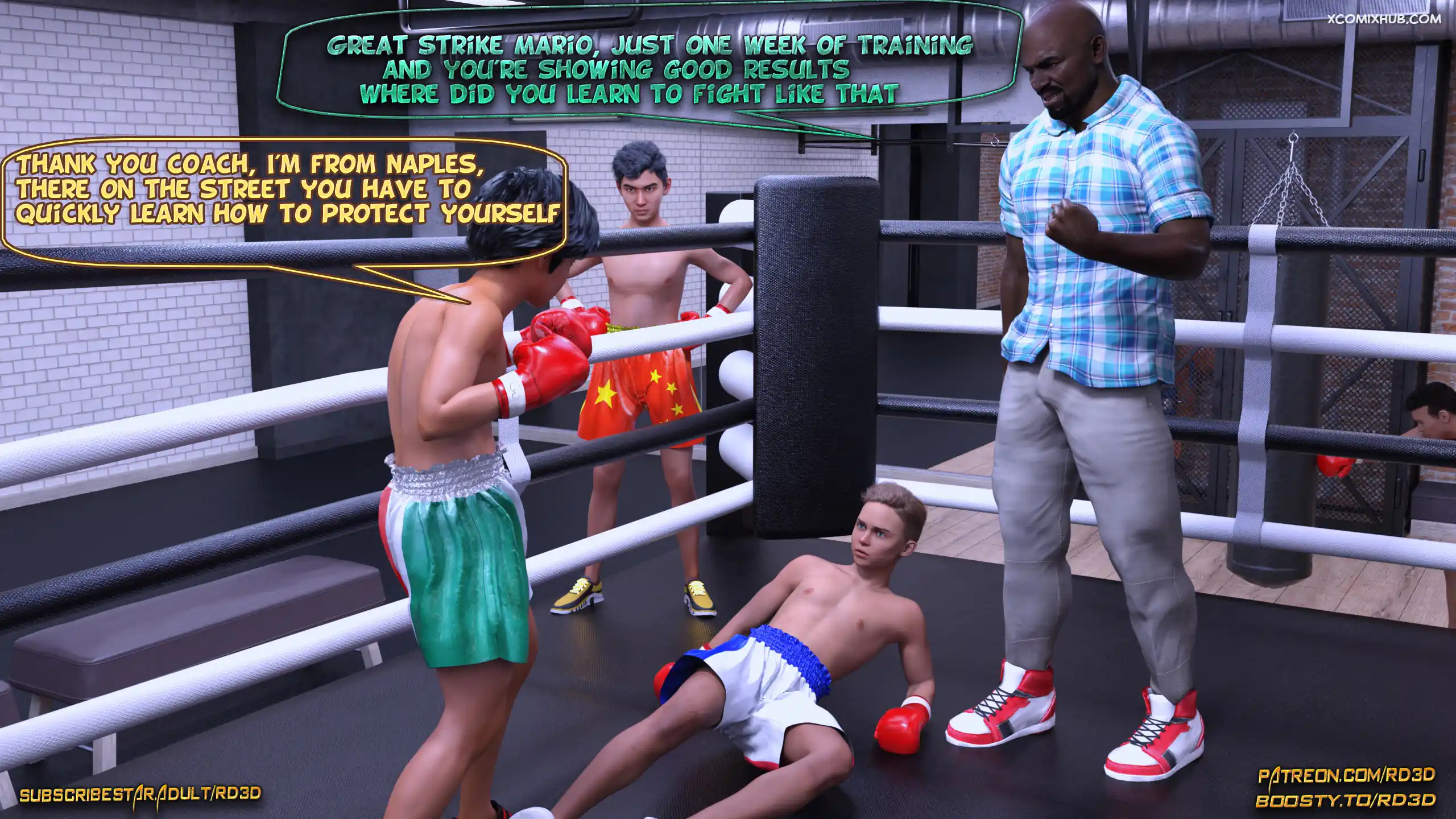Hijab Amateures Fight Club Realdeal3d 005 Comic Page 5