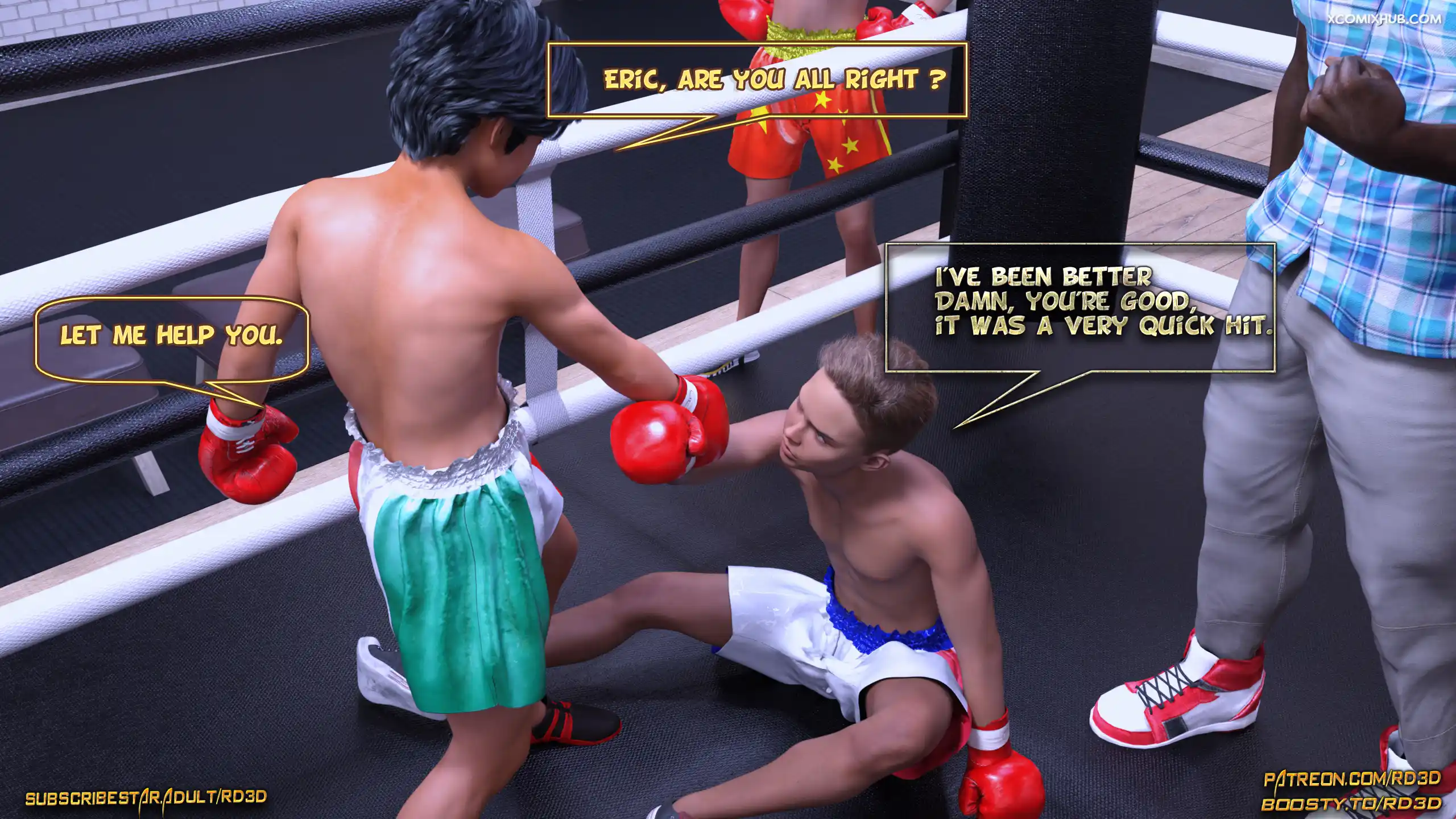 Hijab Amateures Fight Club Realdeal3d 006 Comic Page 6