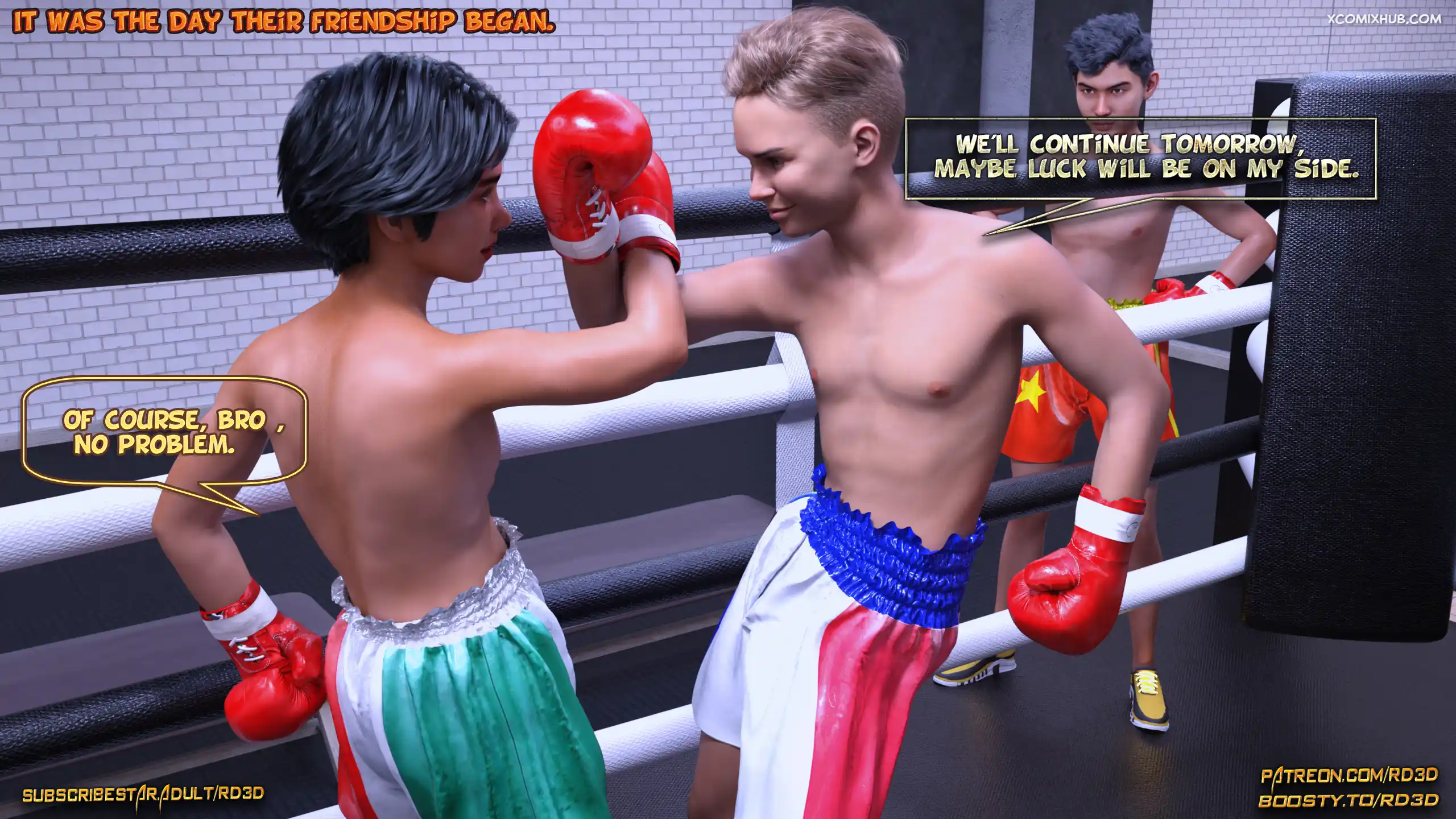 Hijab Amateures Fight Club Realdeal3d 007 Comic Page 7