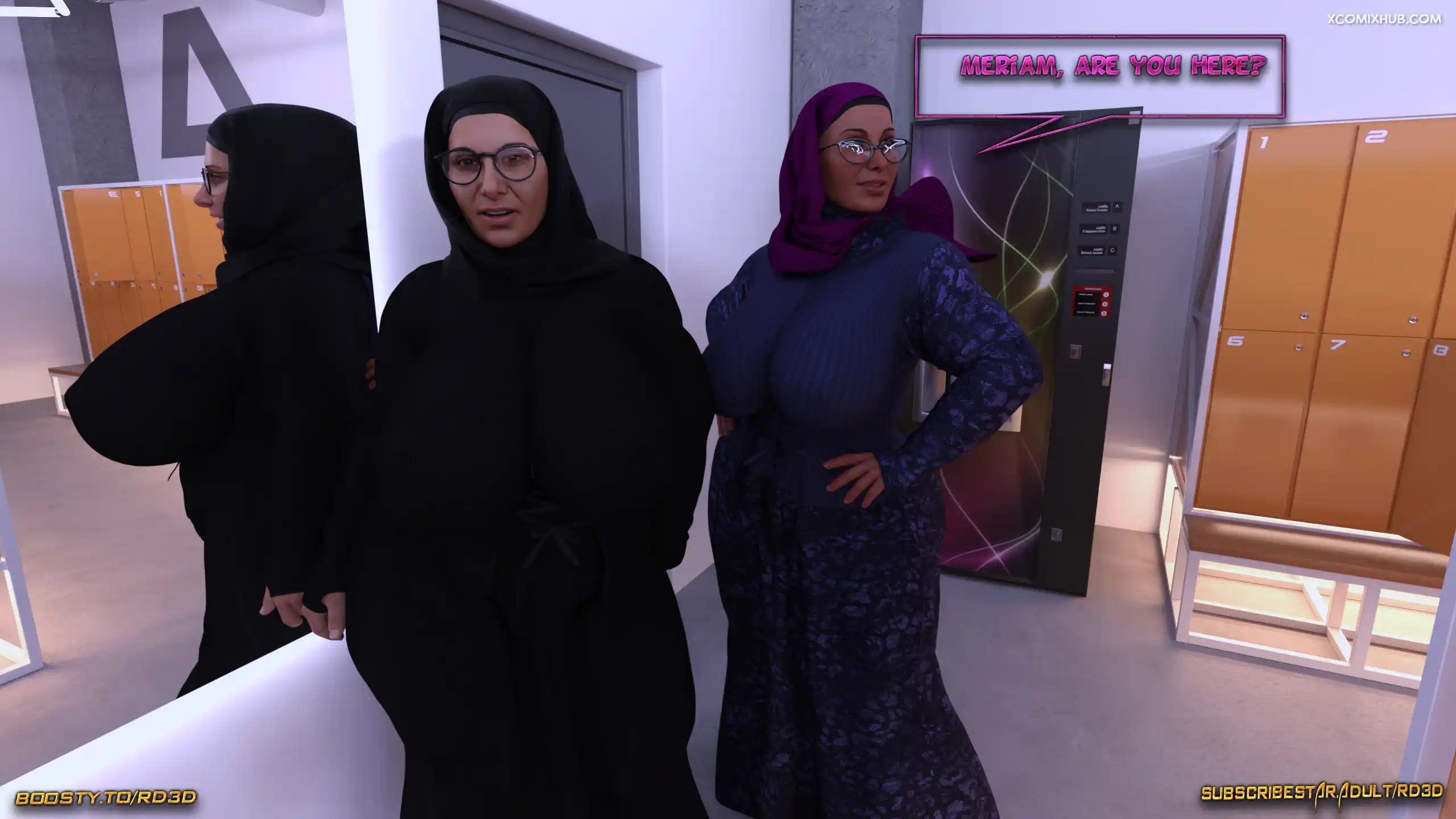 Hijab Amateures Fight Club Realdeal3d 037 Comic Page 37