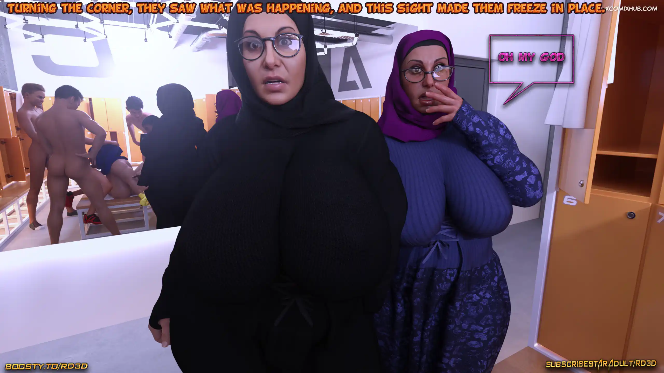 Hijab Amateures Fight Club Realdeal3d 038 Comic Page 38