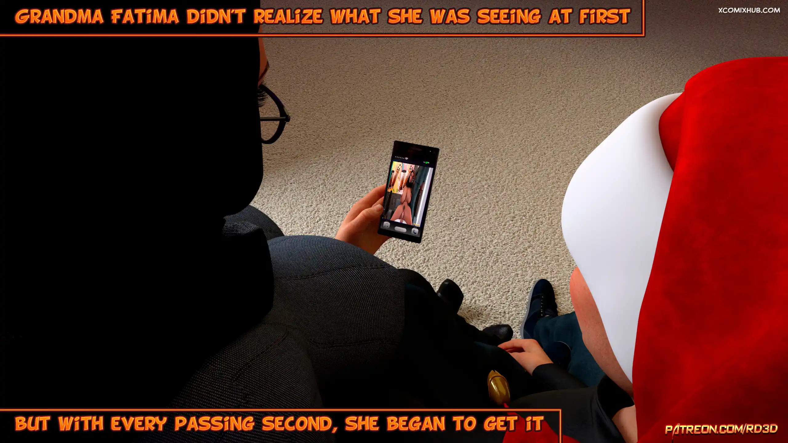 Hijab Amateures Gift For Grandma Realdeal3d 008 Comic Page 8