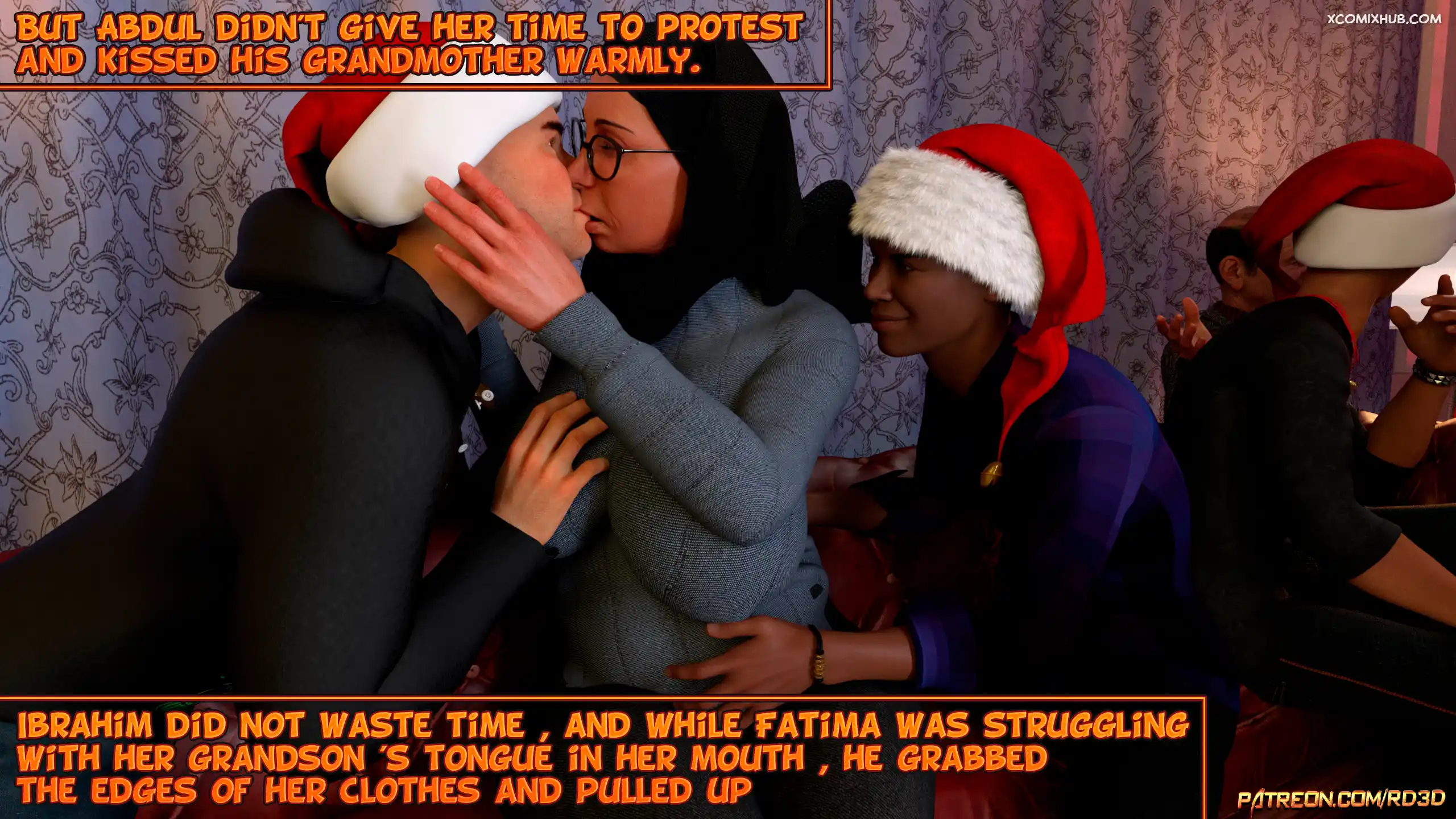 Hijab Amateures Gift For Grandma Realdeal3d 013 Comic Page 13