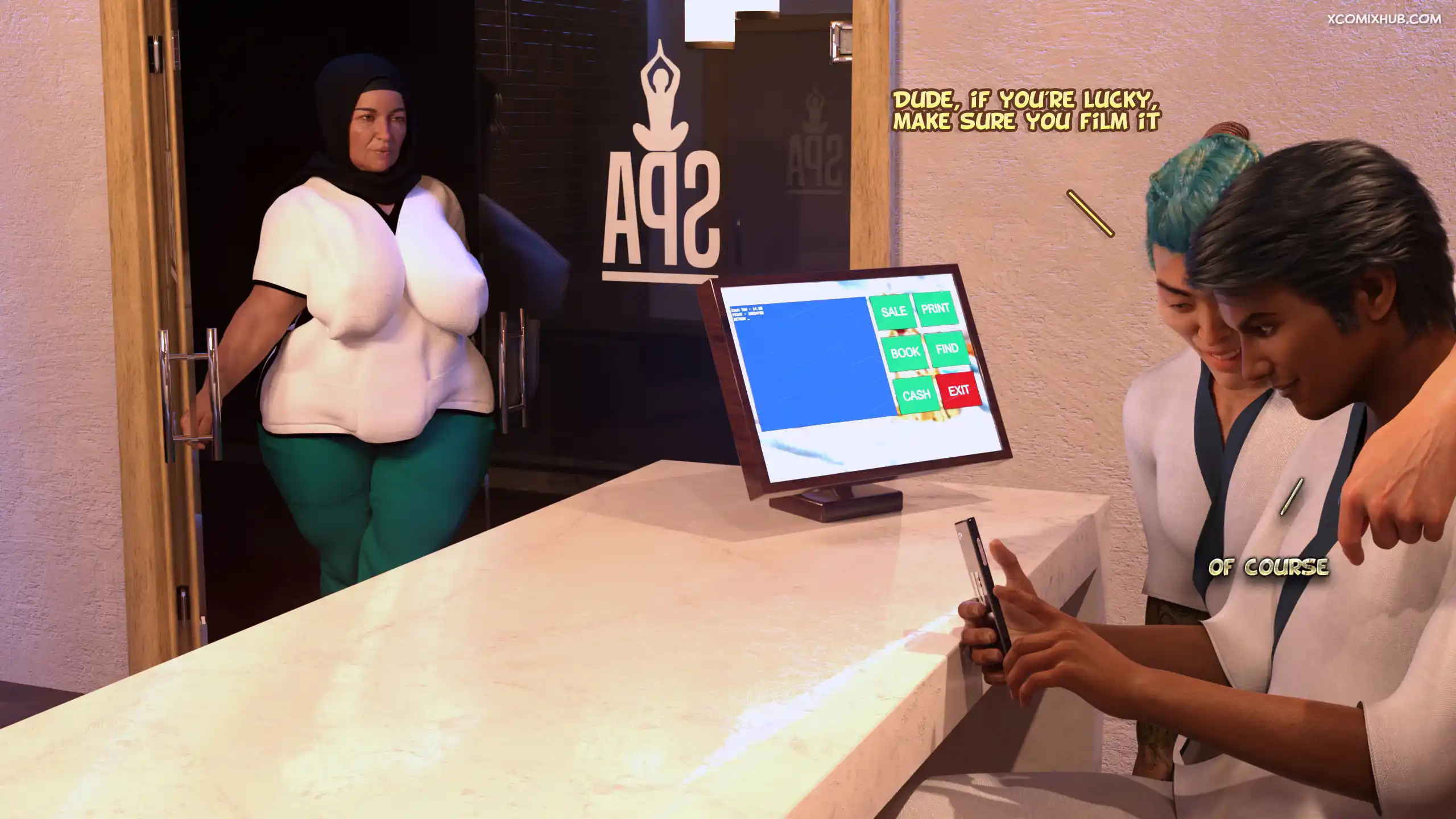 Hijab Amateures Gilf Meriam Spa Realdeal3d 005 Comic Page 5