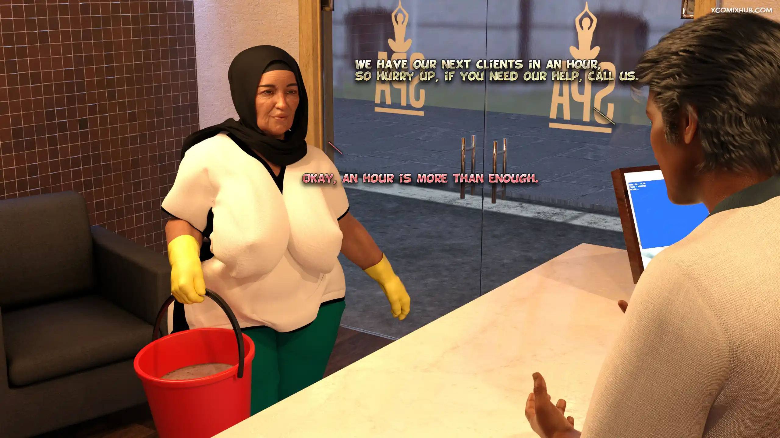 Hijab Amateures Gilf Meriam Spa Realdeal3d 007 Comic Page 7